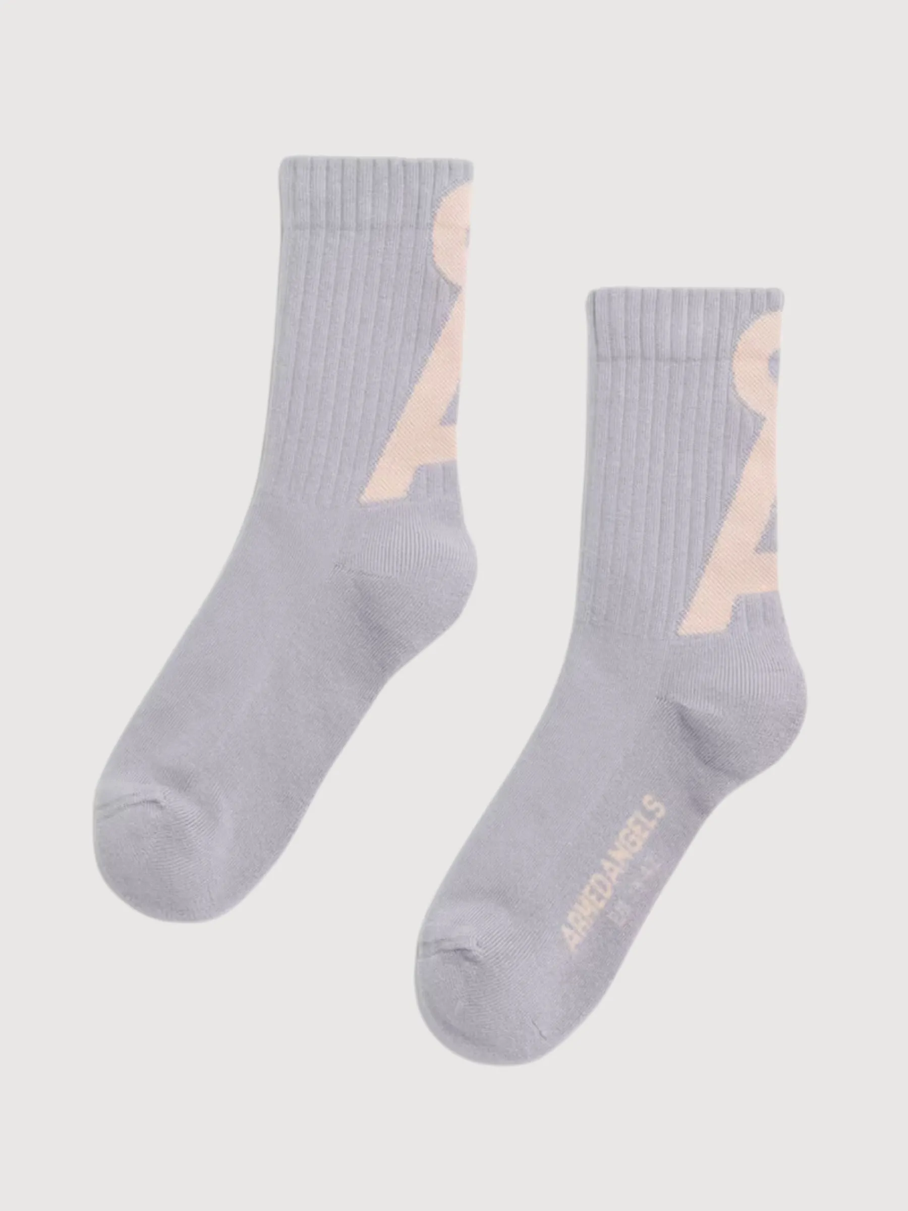 Saamus Short Grau-Pink Socken | Armedangels
