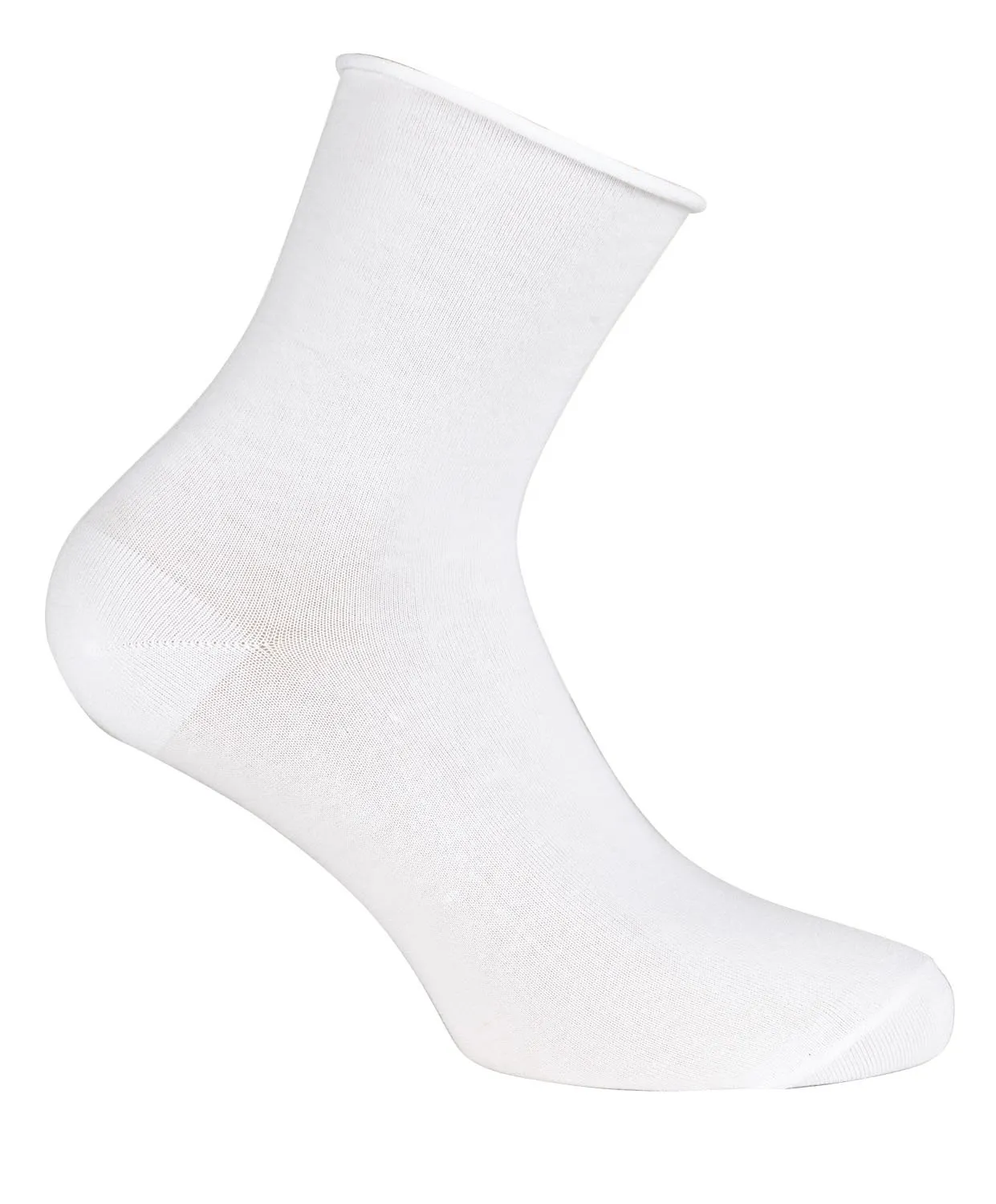 Samtweiche Socken aus Baumwoll-Mix Weiss