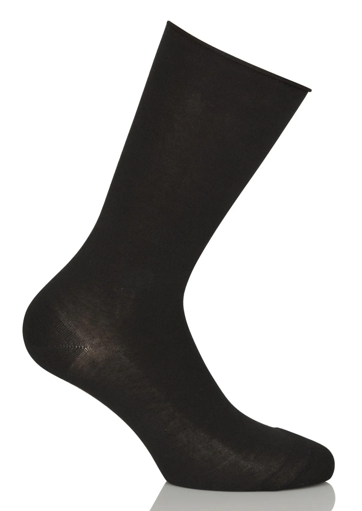 Samtweiche Socken Schwarz