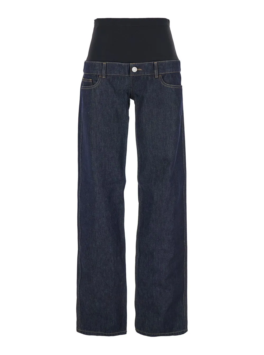 Jeans für Damen aus Denim in Blau mit Stretch-Taille