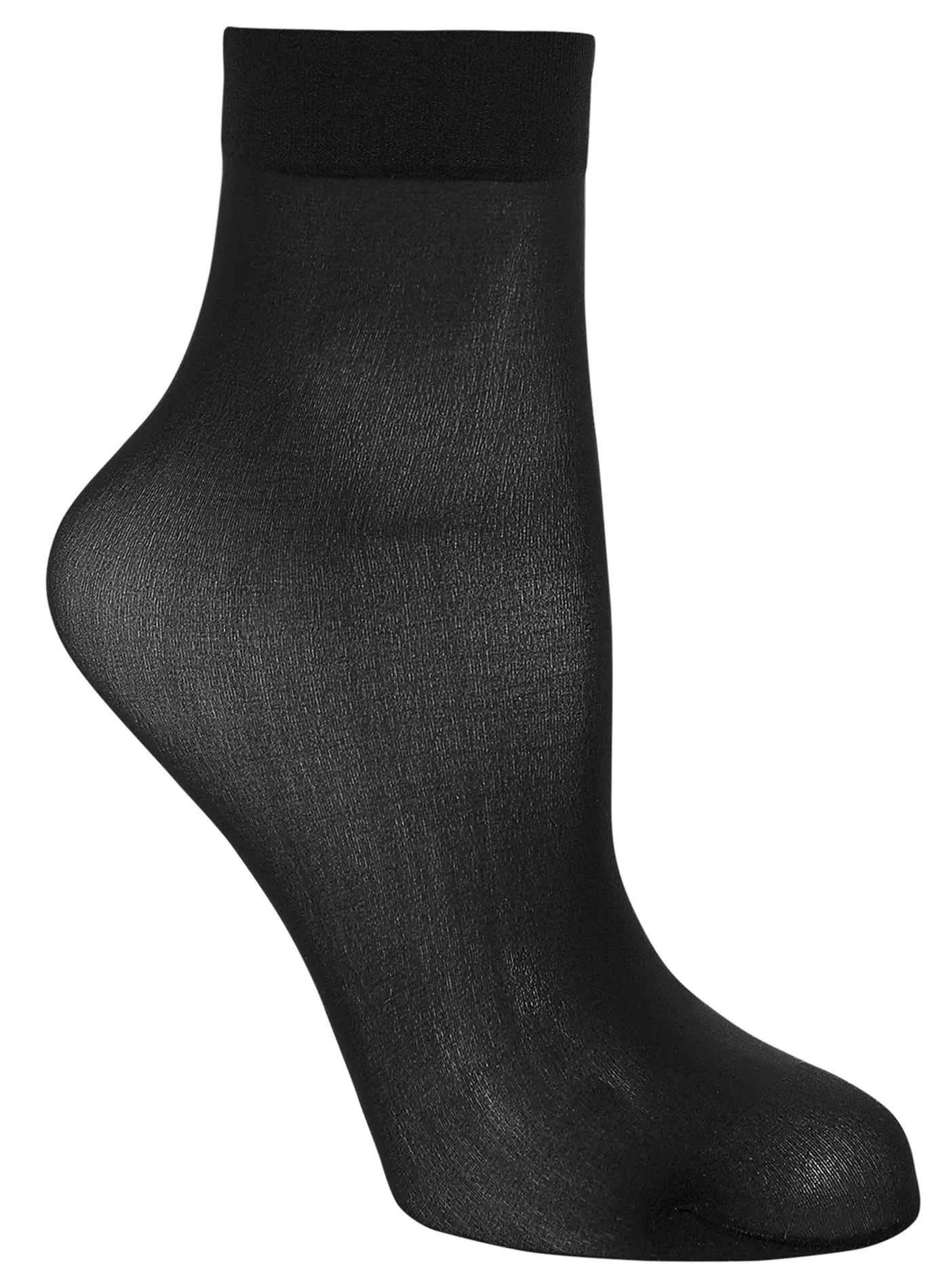 Individual 10 Socks - Transparente Söckchen Schwarz