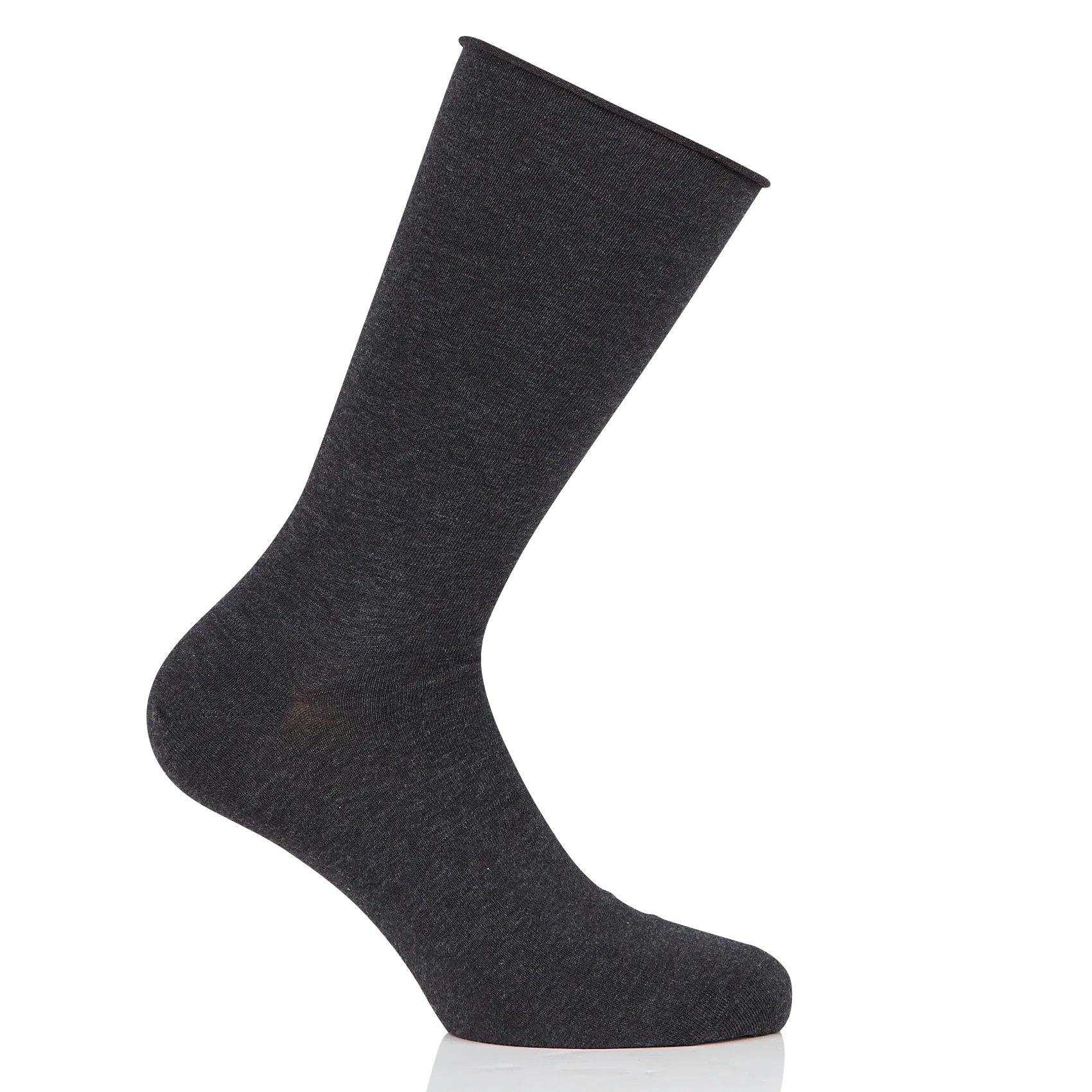 Hohe Socken aus Baumwoll-Mix Grau