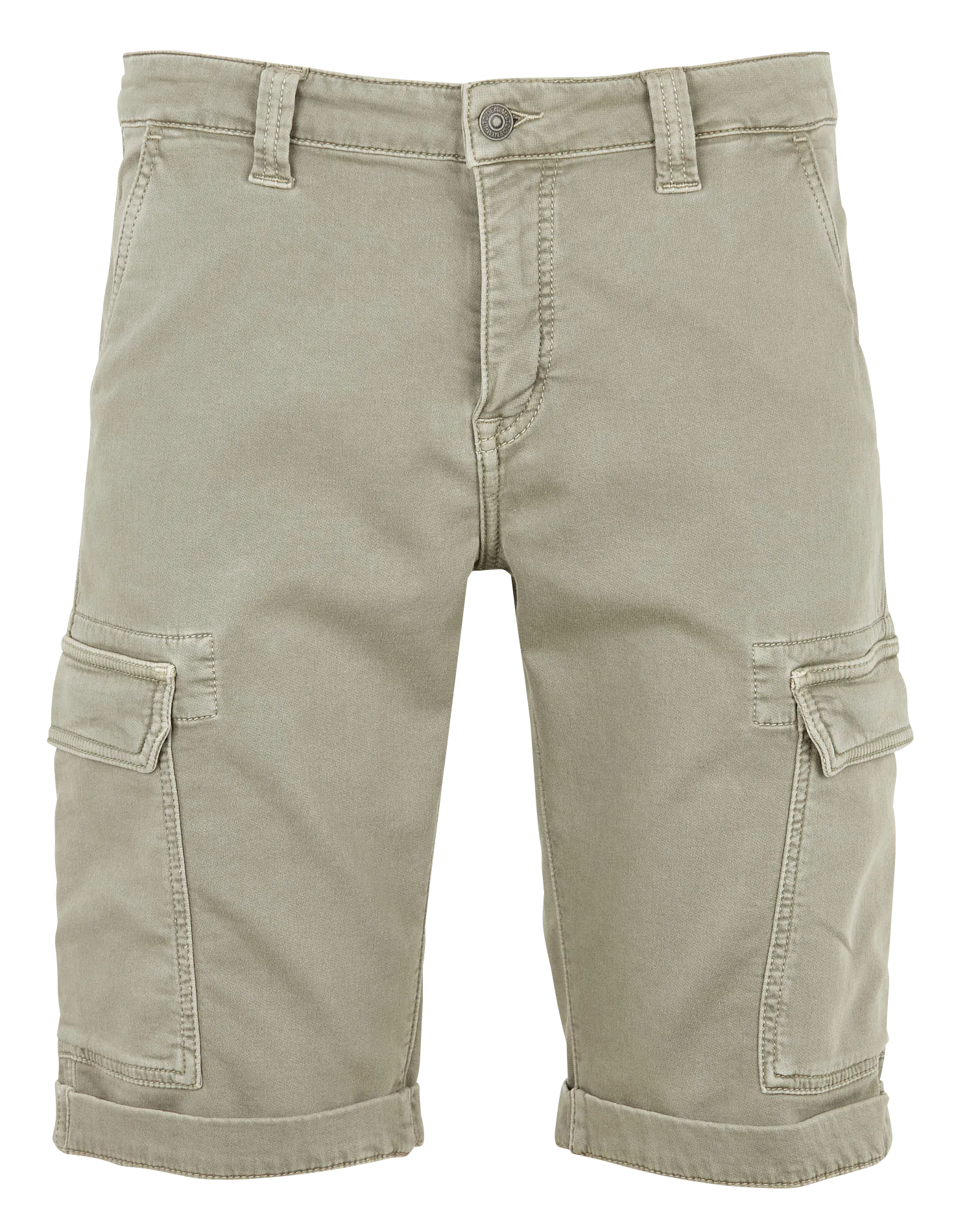 Bermudas aus Stretch-Baumwoll-Mix, Regular Fit Grun DAMON