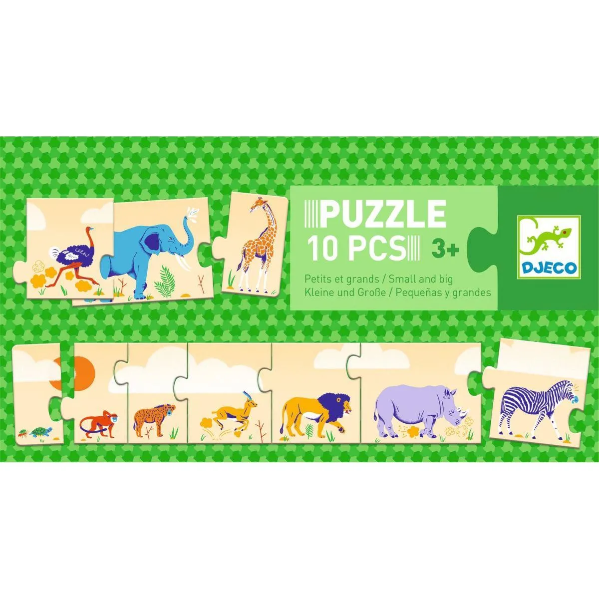 Puzzle Klein & Groß, 10 Teile