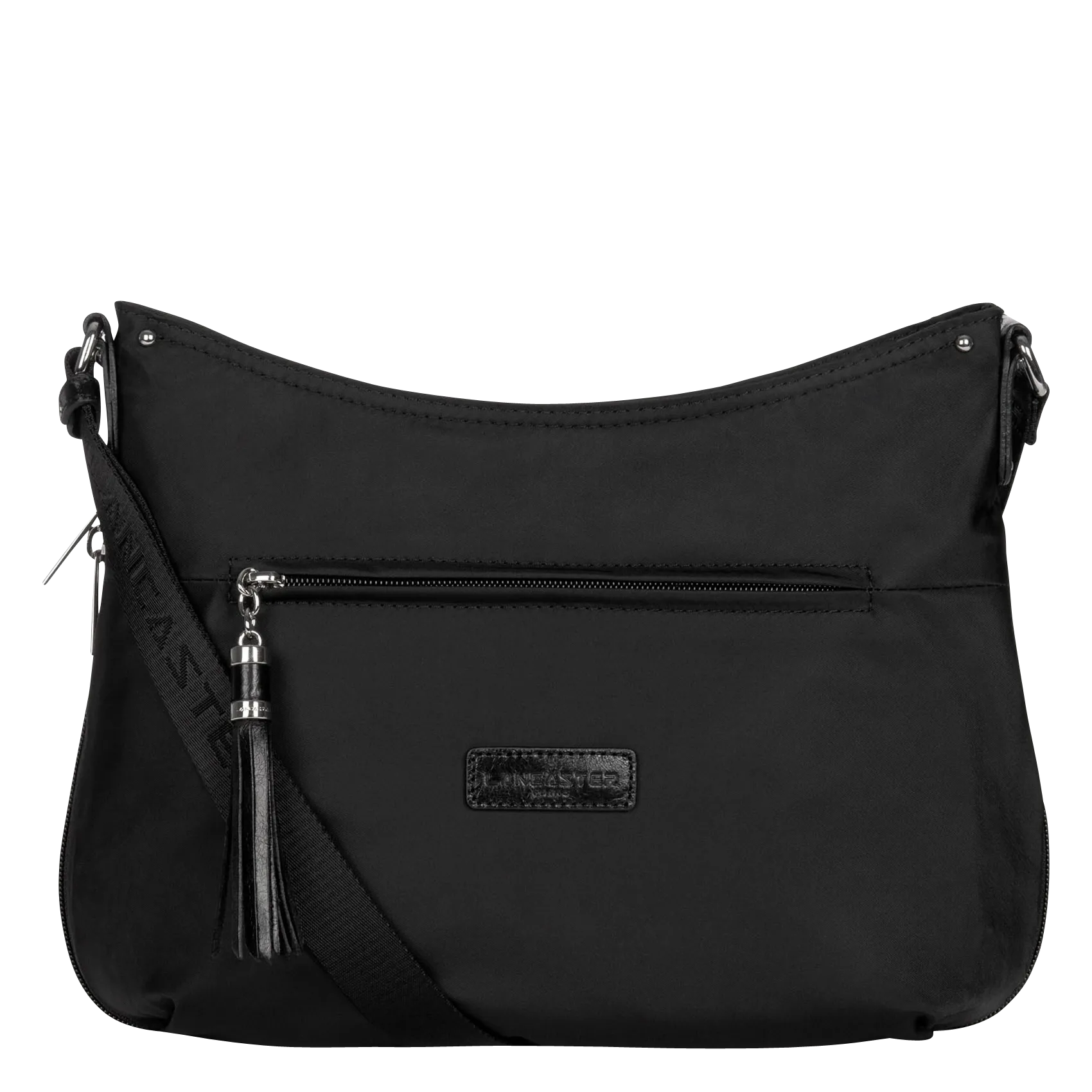 Umhängetasche aus Nylon Schwarz BASIC POMPON