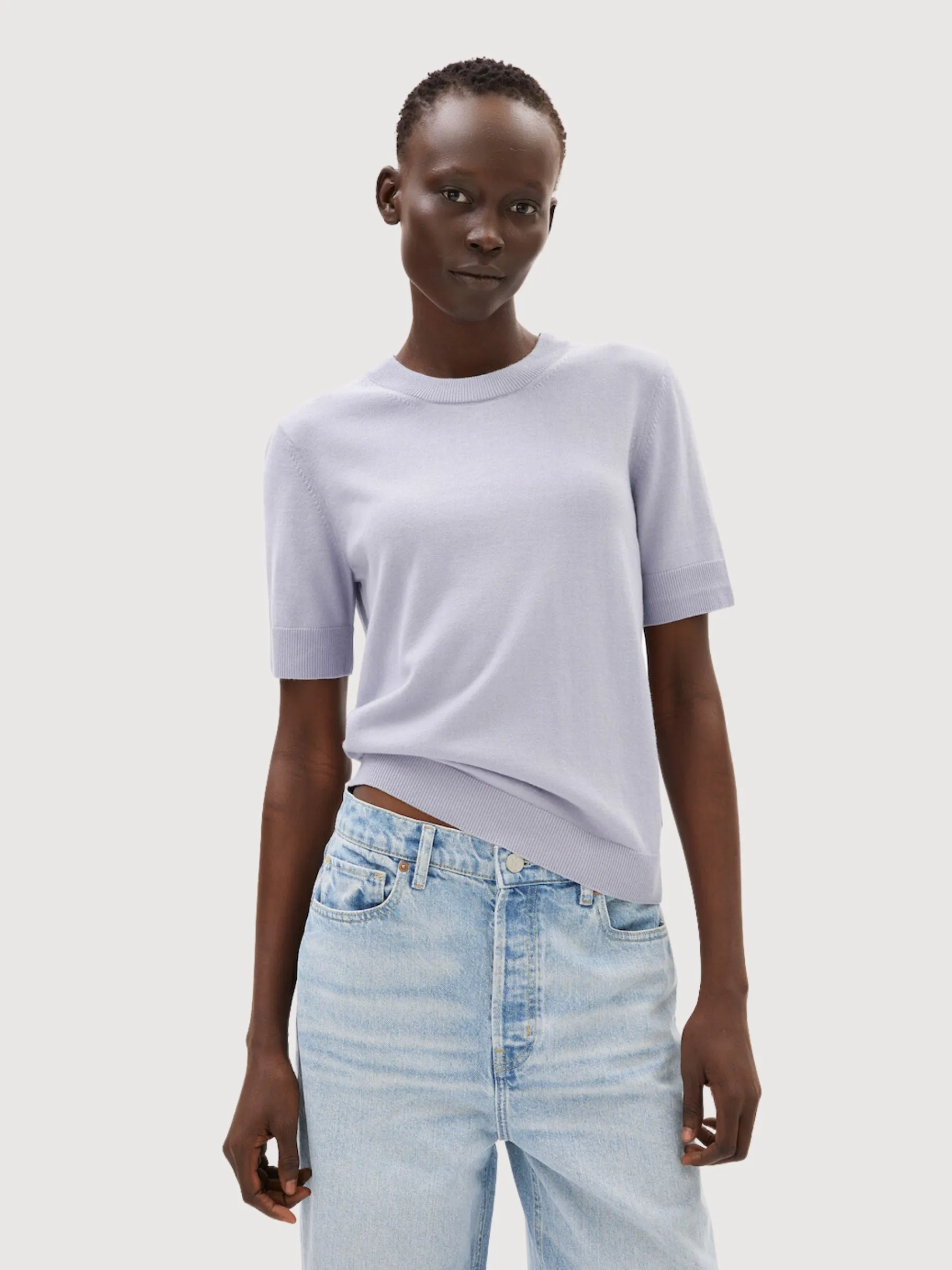 Siljiaas Hell Grau Damen T-Shirt | Armedangels