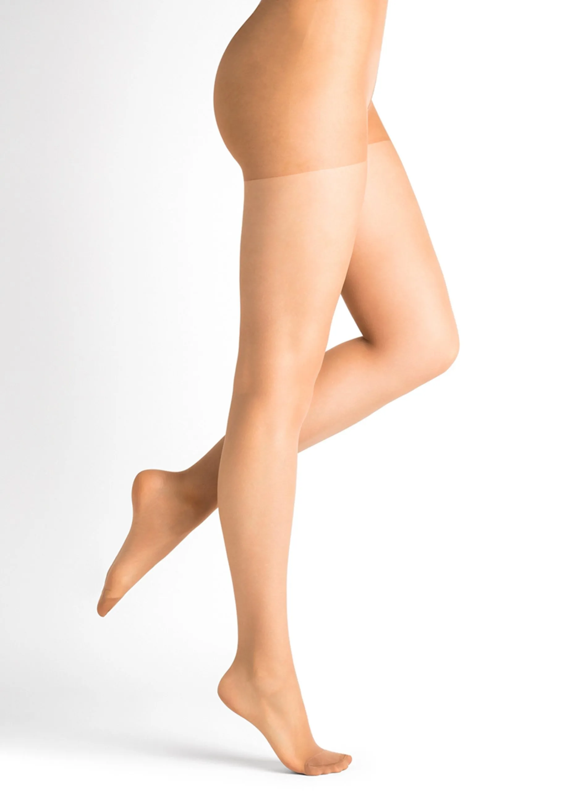 Matte Strumpfhose mit flachen Nähten Orange