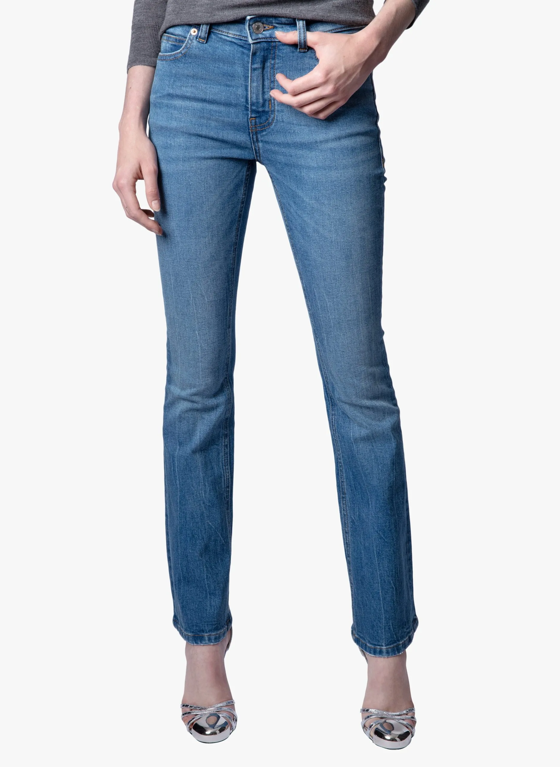 Flared Jeans Blau ECLIPSE