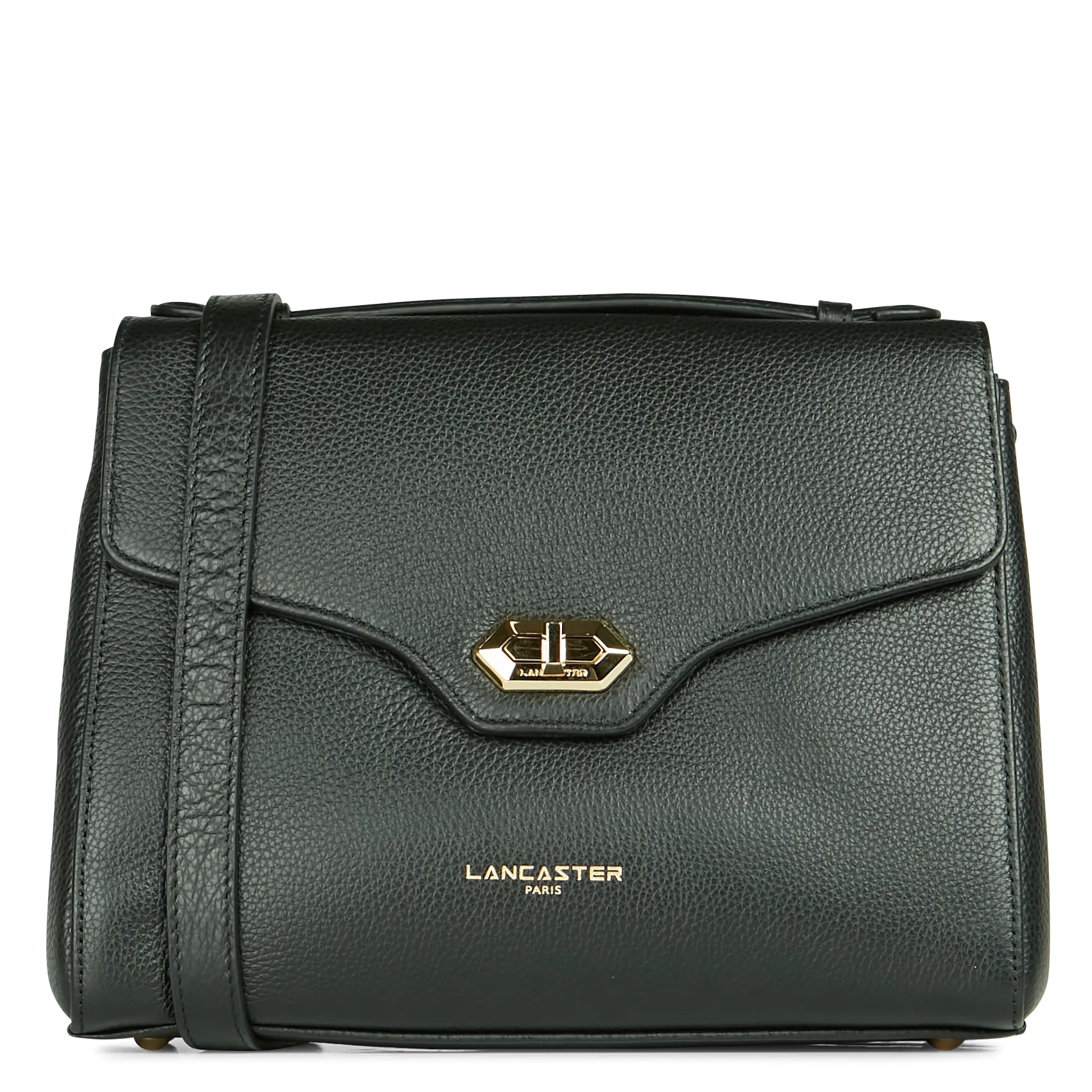 Business-Umhängetasche aus Leder Schwarz MILANO COSMOS