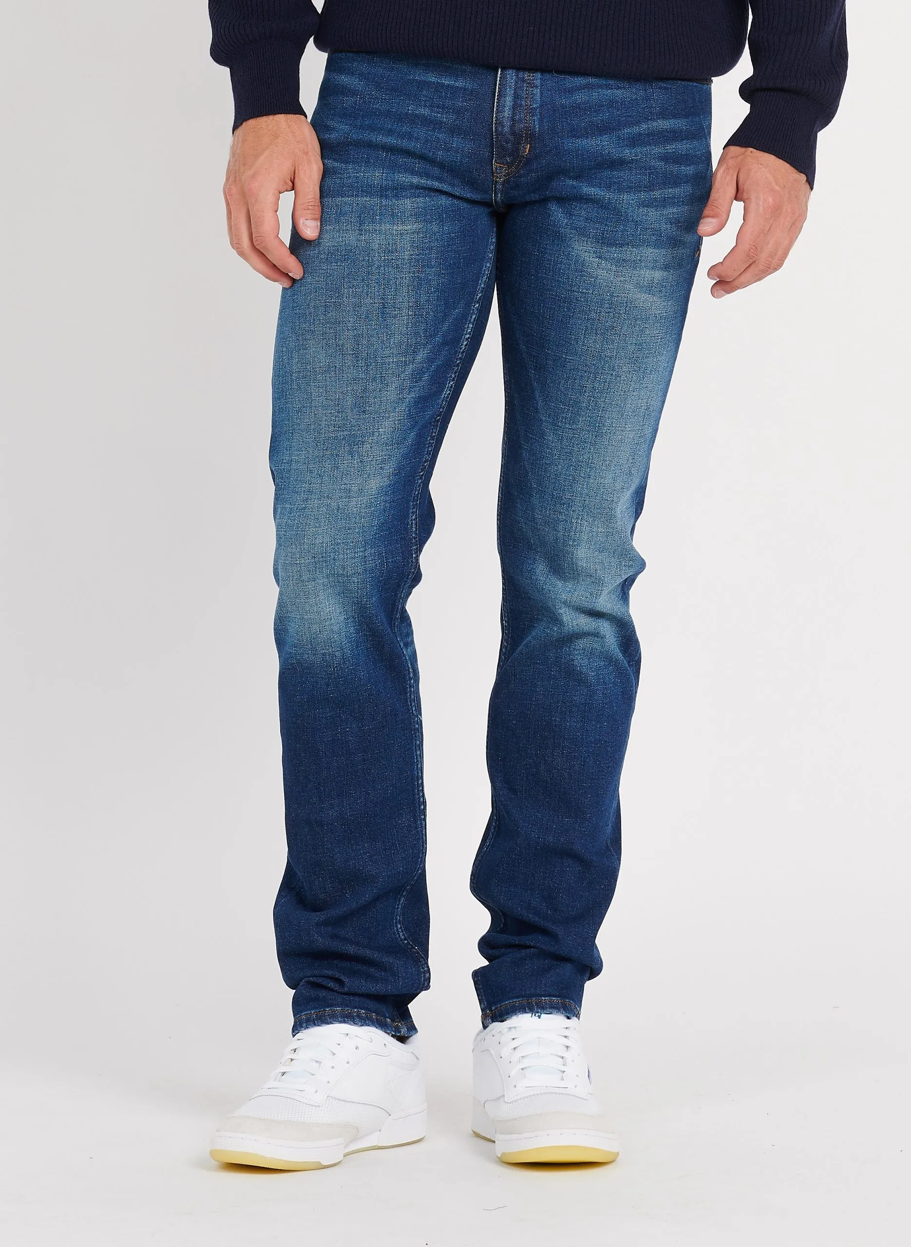 Slimfit-Jeans Blau