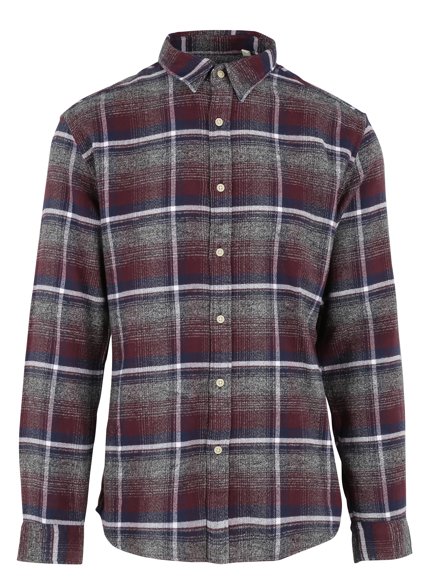 Karohemd aus Bio-Baumwolle mit klassischem Kragen, Regular Fit Rot