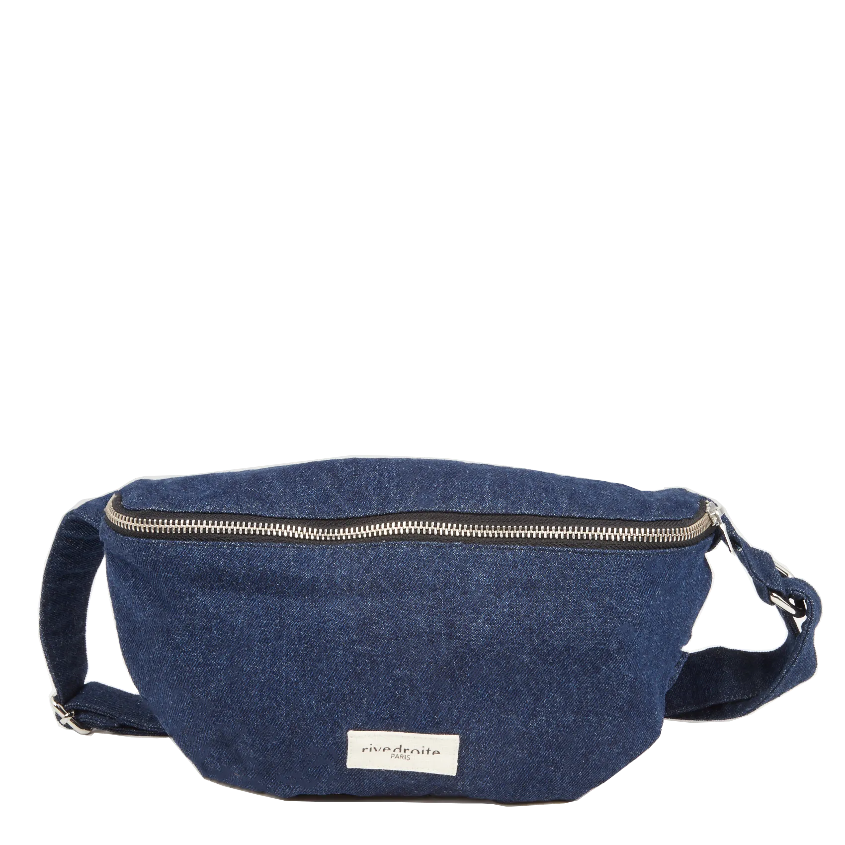 Hüfttasche aus recycelter Baumwolle mit Reißverschluss Jeans ohne Waschung CUSTINE