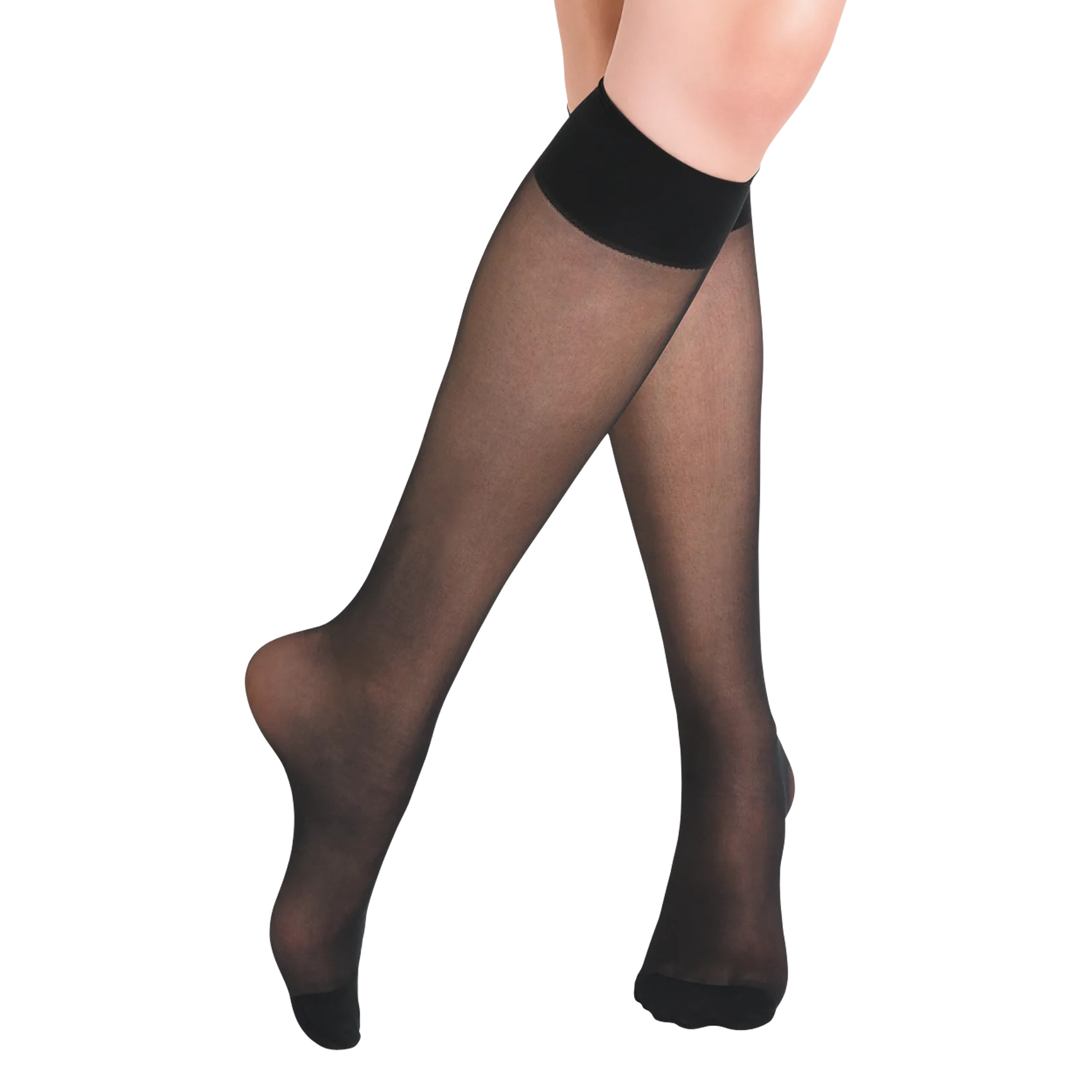 Kniestrümpfe 30D Schwarz