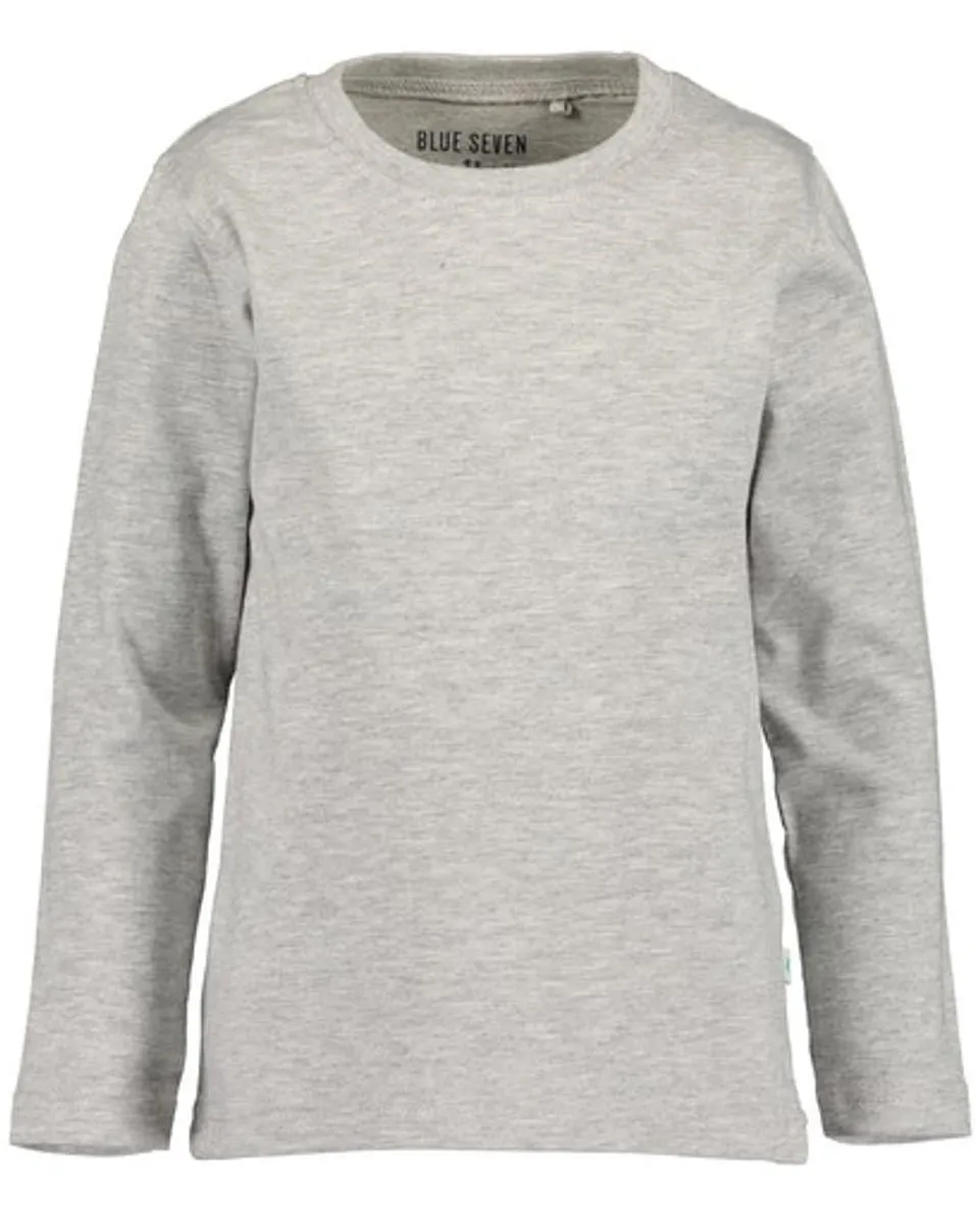 Basic-Langarmshirt, Baumwolle, nebel