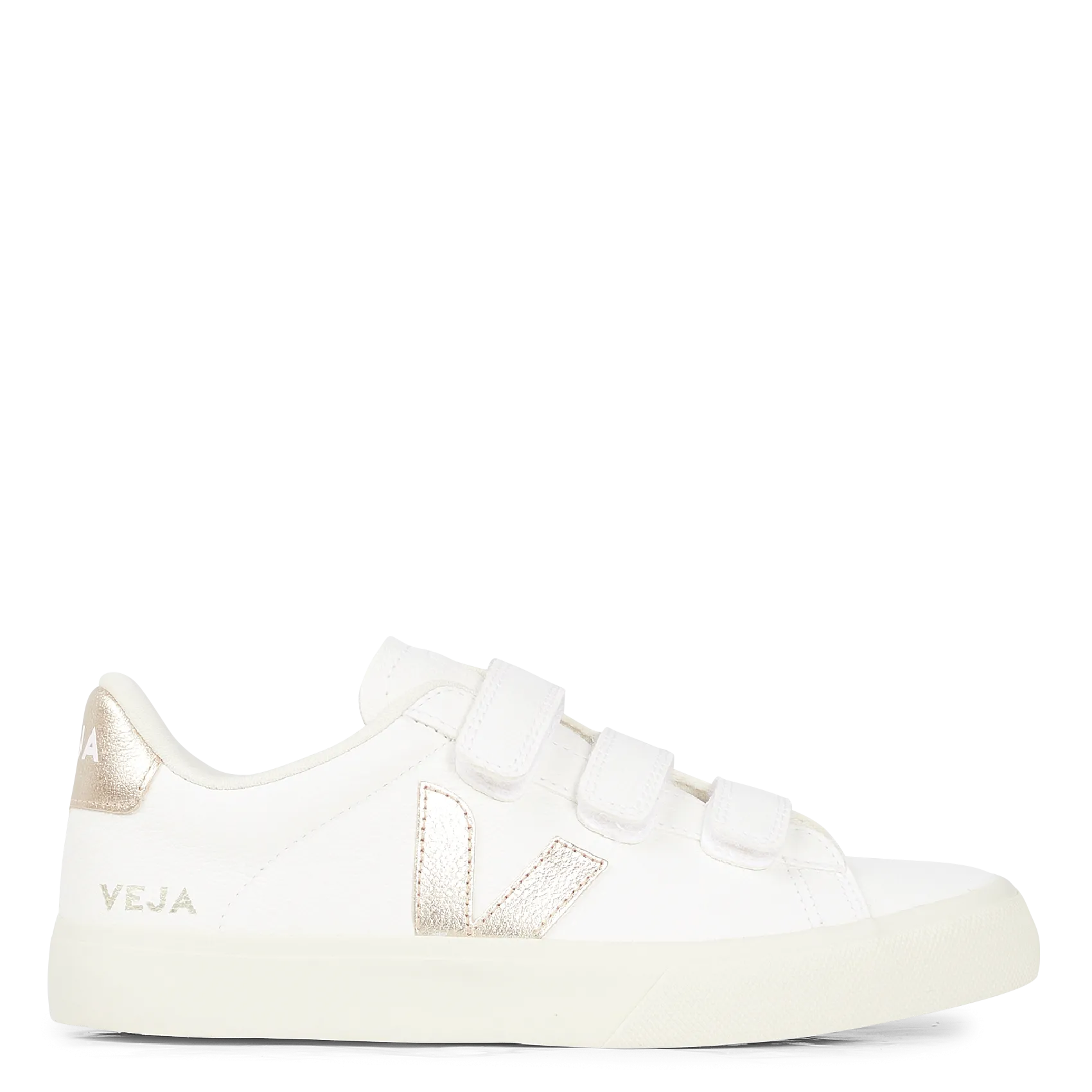 Niedrige Ledersneaker Weiss RECIFE LOGO