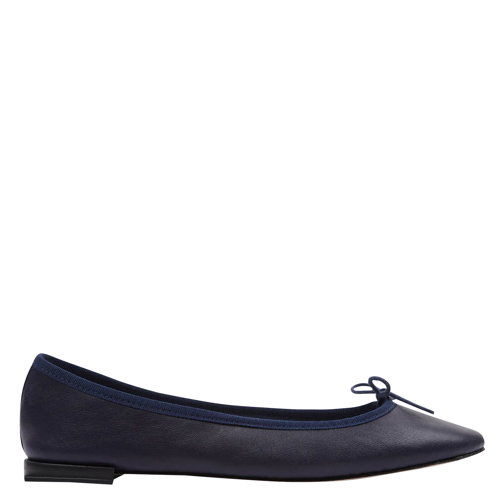 Lederballerinas Blau