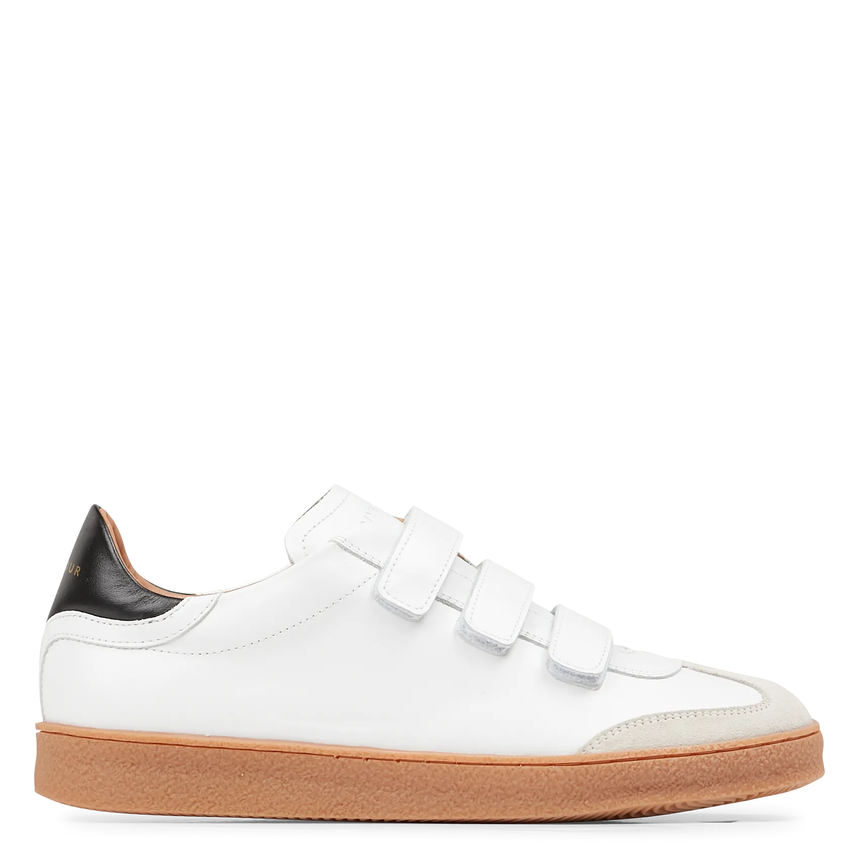 Nr. 11 - Ledersneaker mit Klettverschluss Weiss N°11