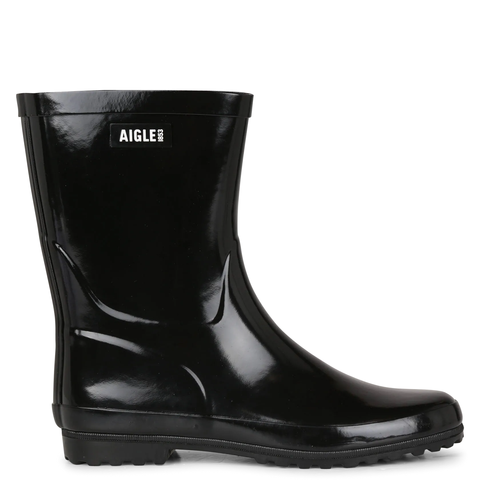 Lack-Gummistiefel Schwarz ELIOSA