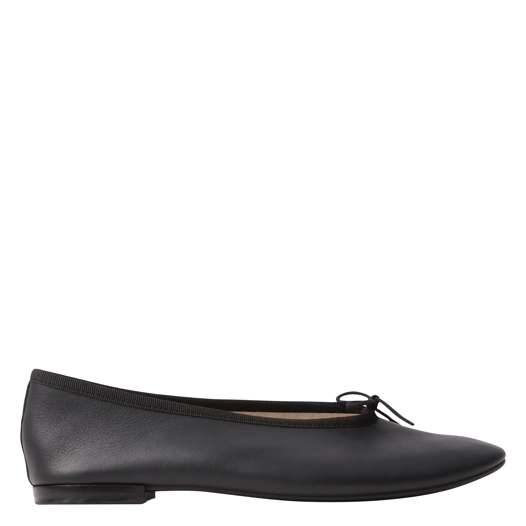 Lederballerinas Schwarz LILOUH