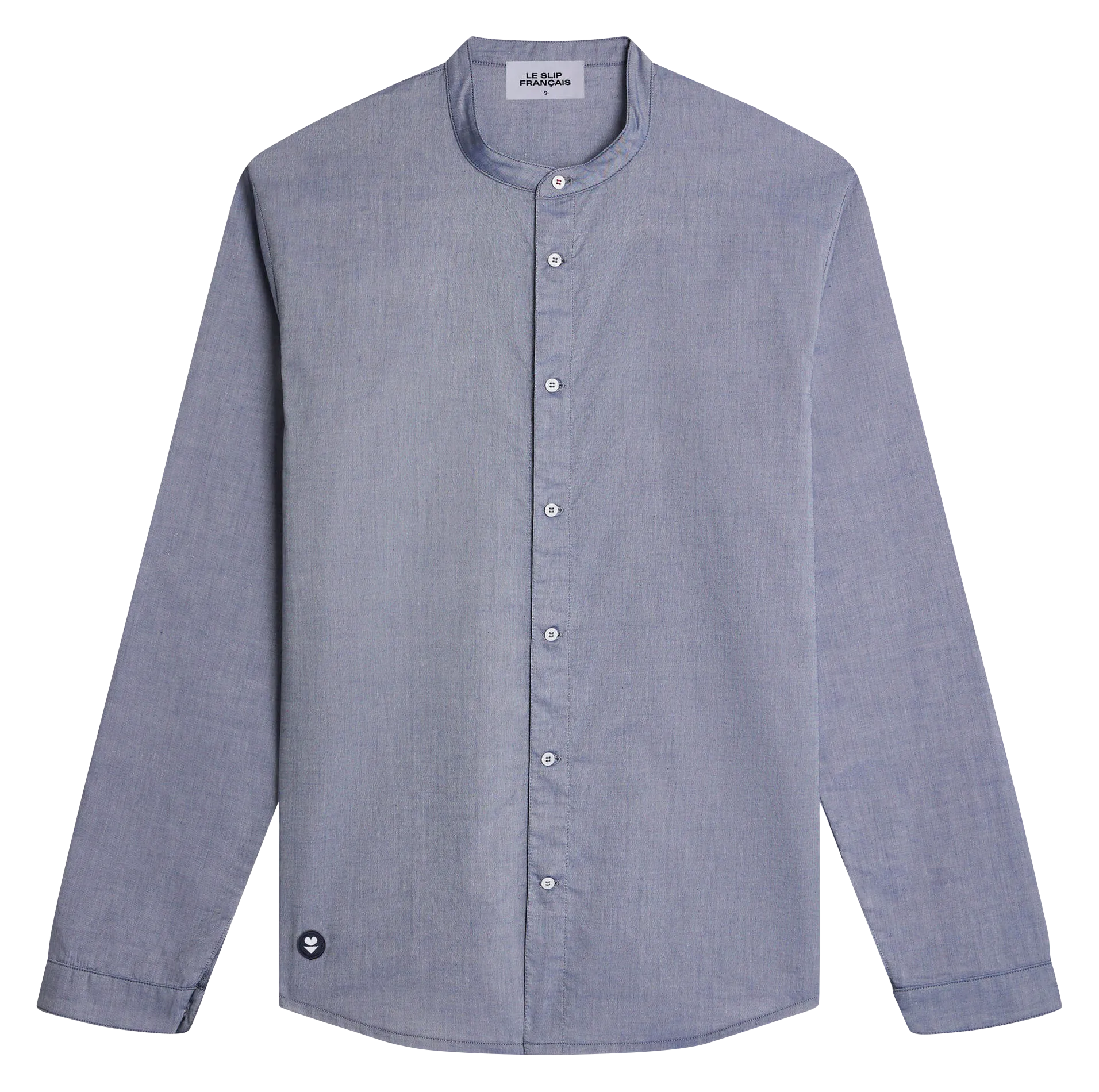 Pyjama-Oberteil aus Batist Blau TOM