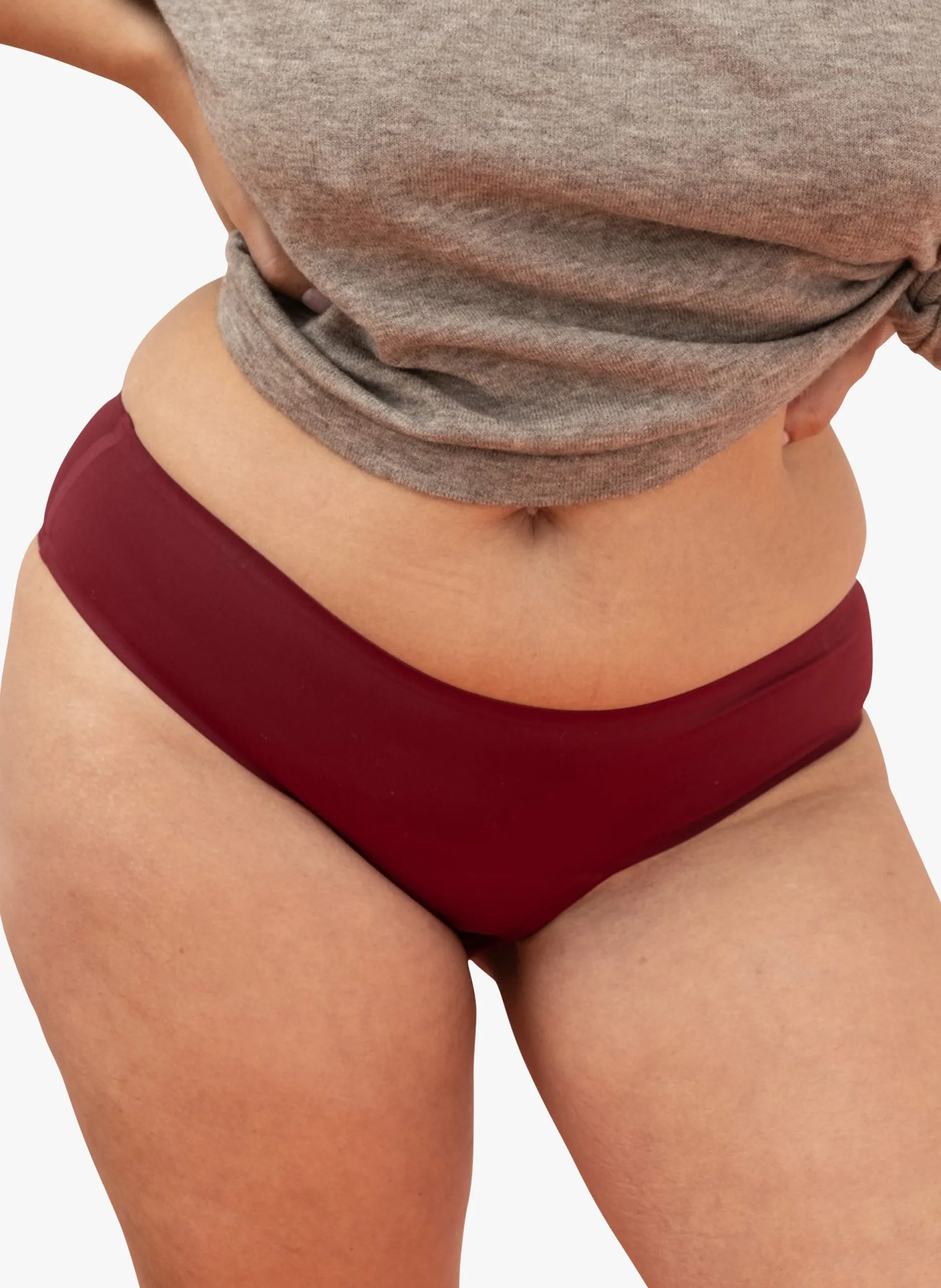 Perioden-Slip - Mittlere Blutung Rot