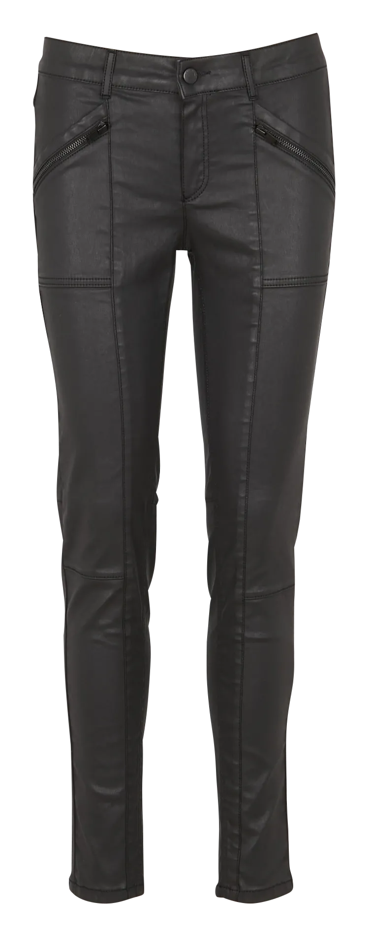 Slimfit-Hose aus Baumwoll-Mix Schwarz