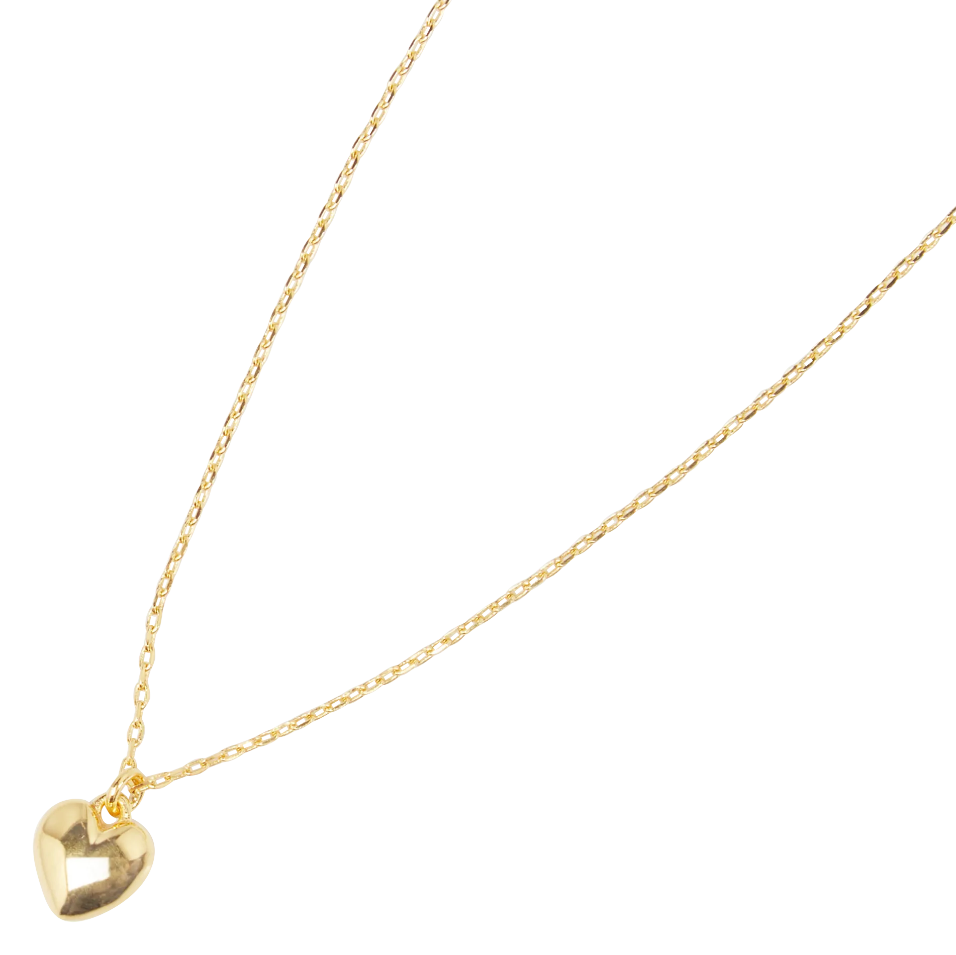 Halskette mit Herz-Anhänger Golden NAEL