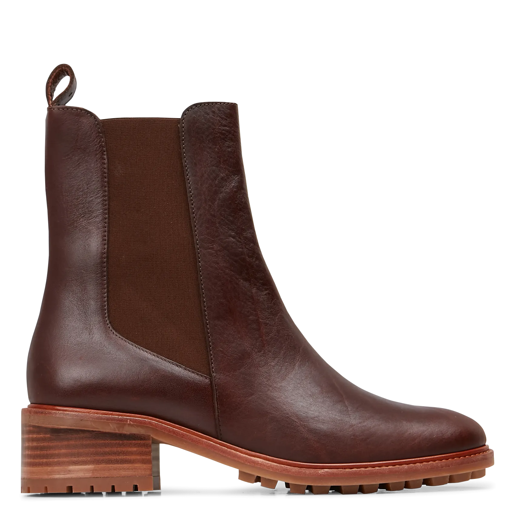 Lederstiefeletten Braun PIERCE