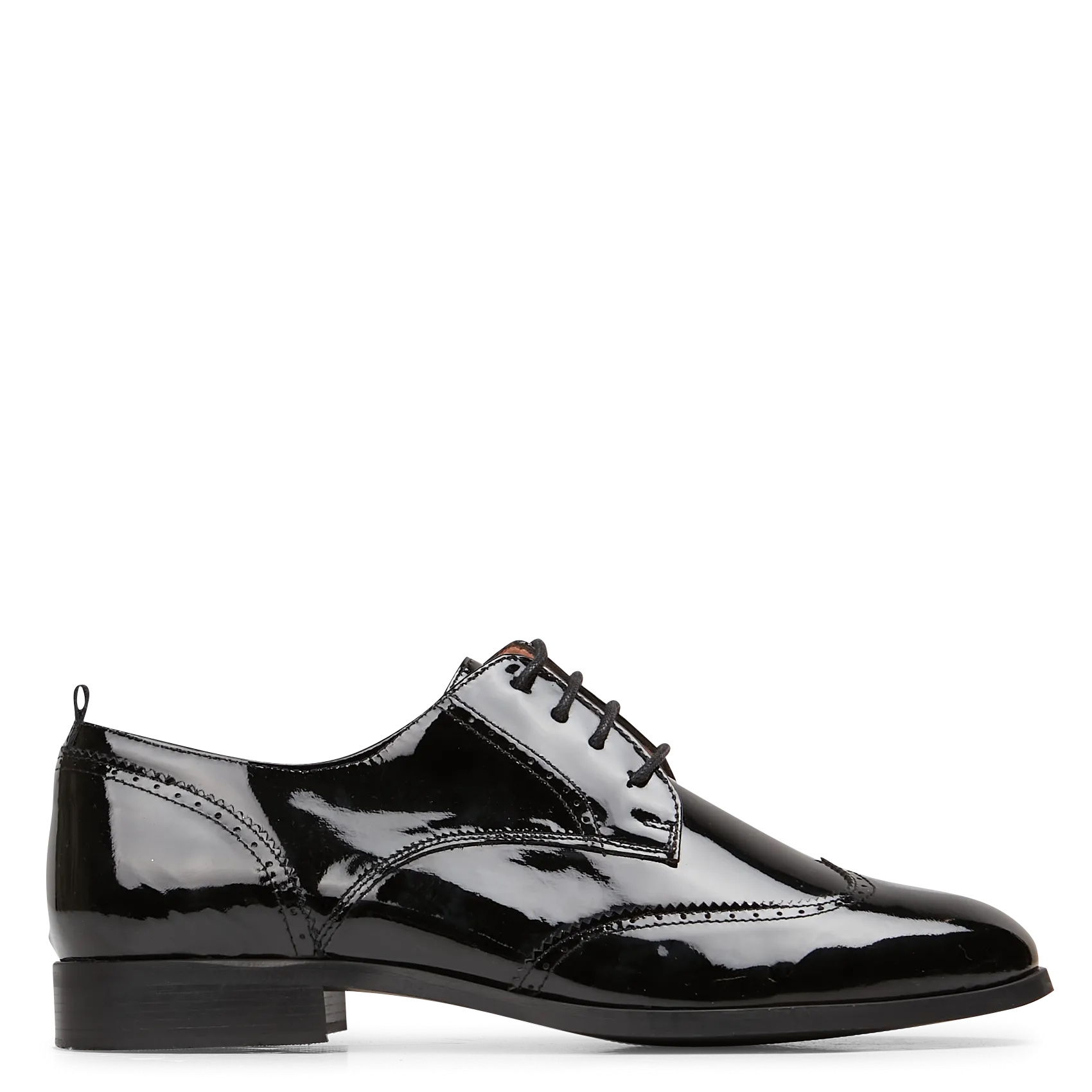 Derbys aus Lackleder Schwarz FLORENCE