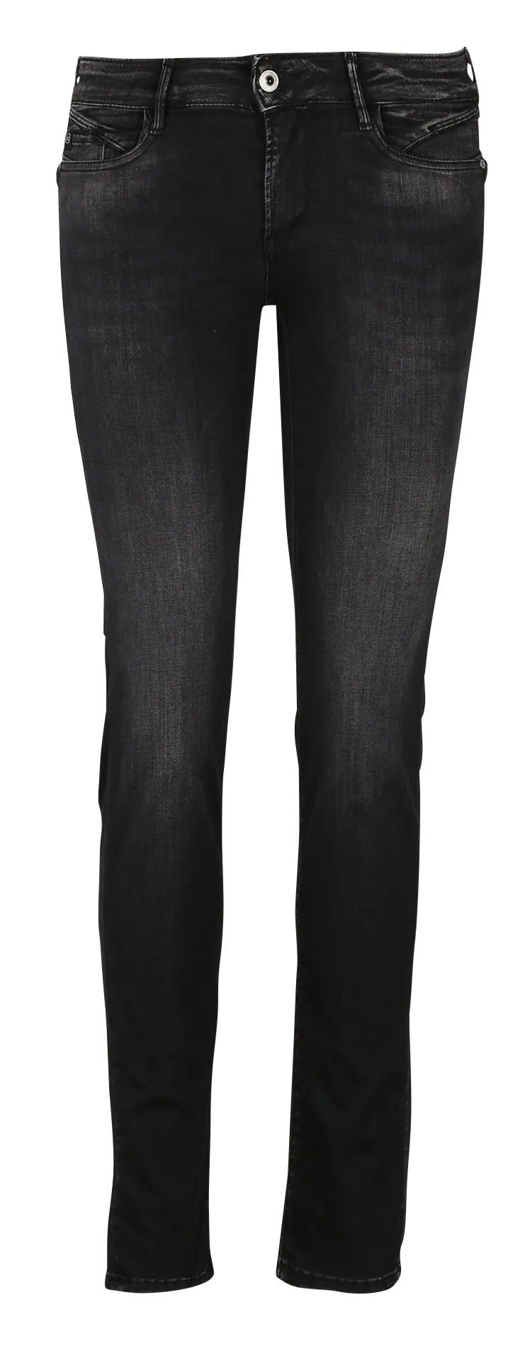 Slimfit-Jeans aus Stretch-Baumwolle Schwarz