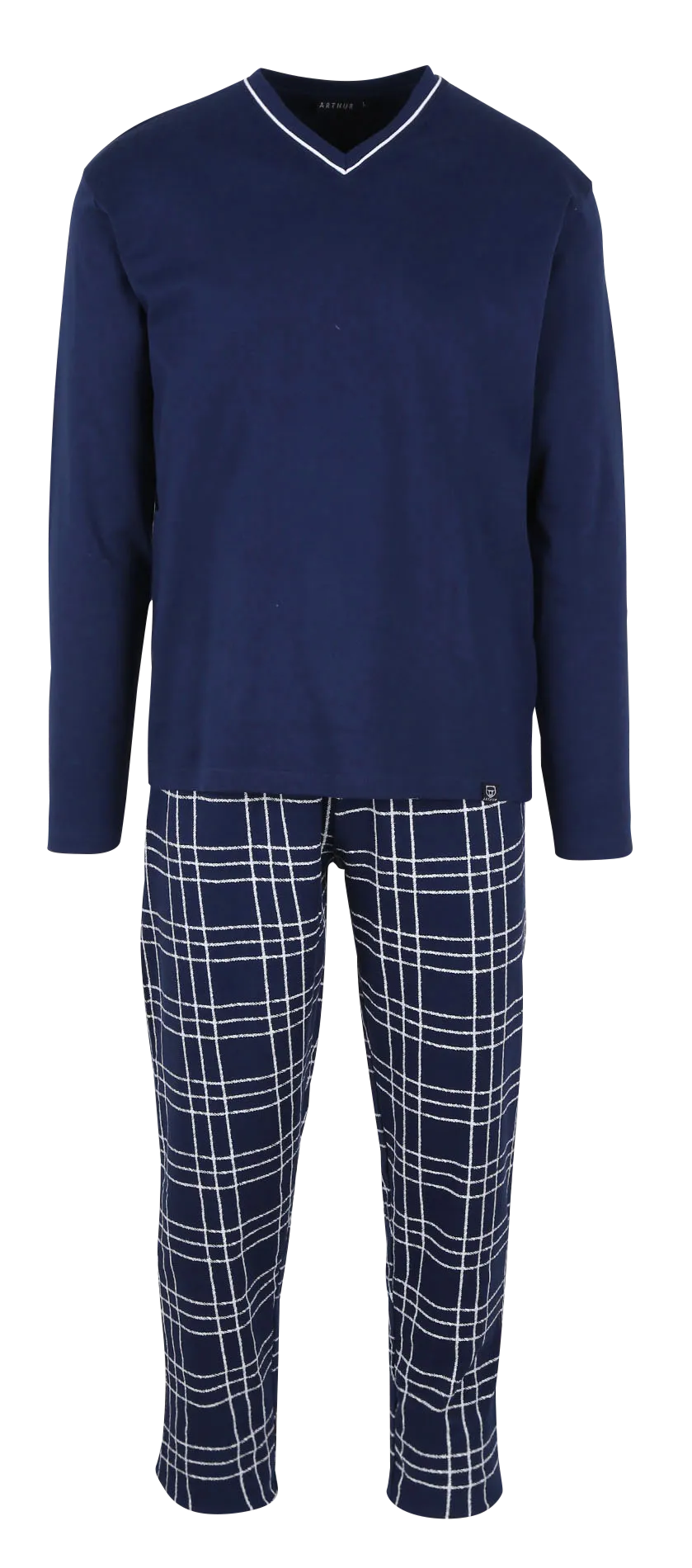 Bedruckter Pyjama aus Baumwoll-Mix Blau ZAC