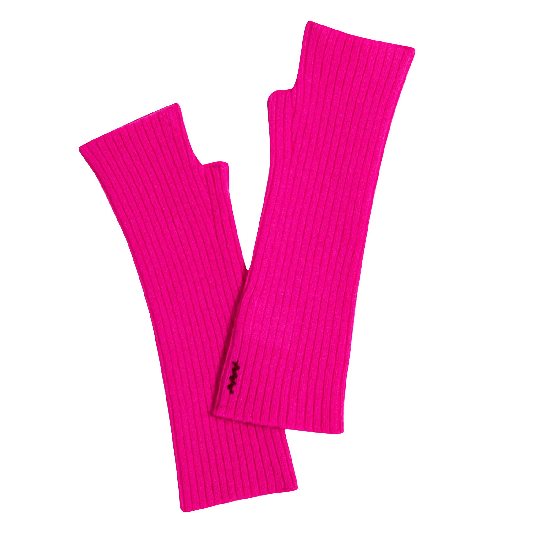 Halbhandschuhe aus Kaschmir Rosa