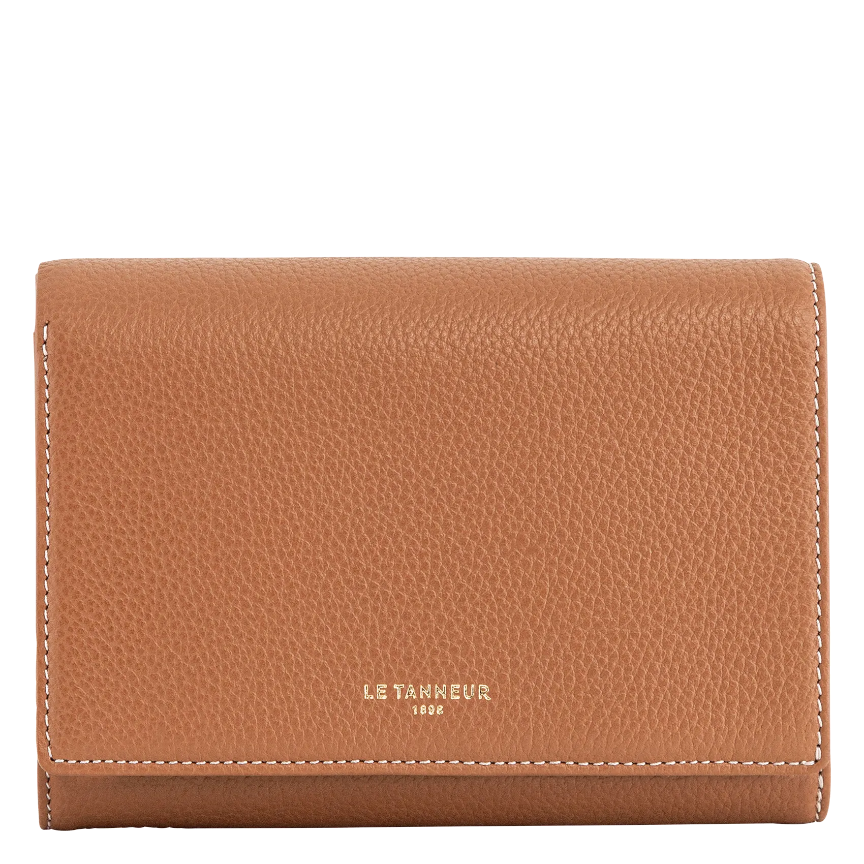 Brieftasche aus Leder Braun EMILIE