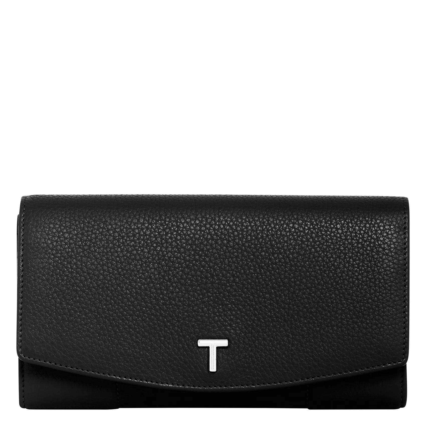 Brieftasche aus Leder Schwarz ROMY