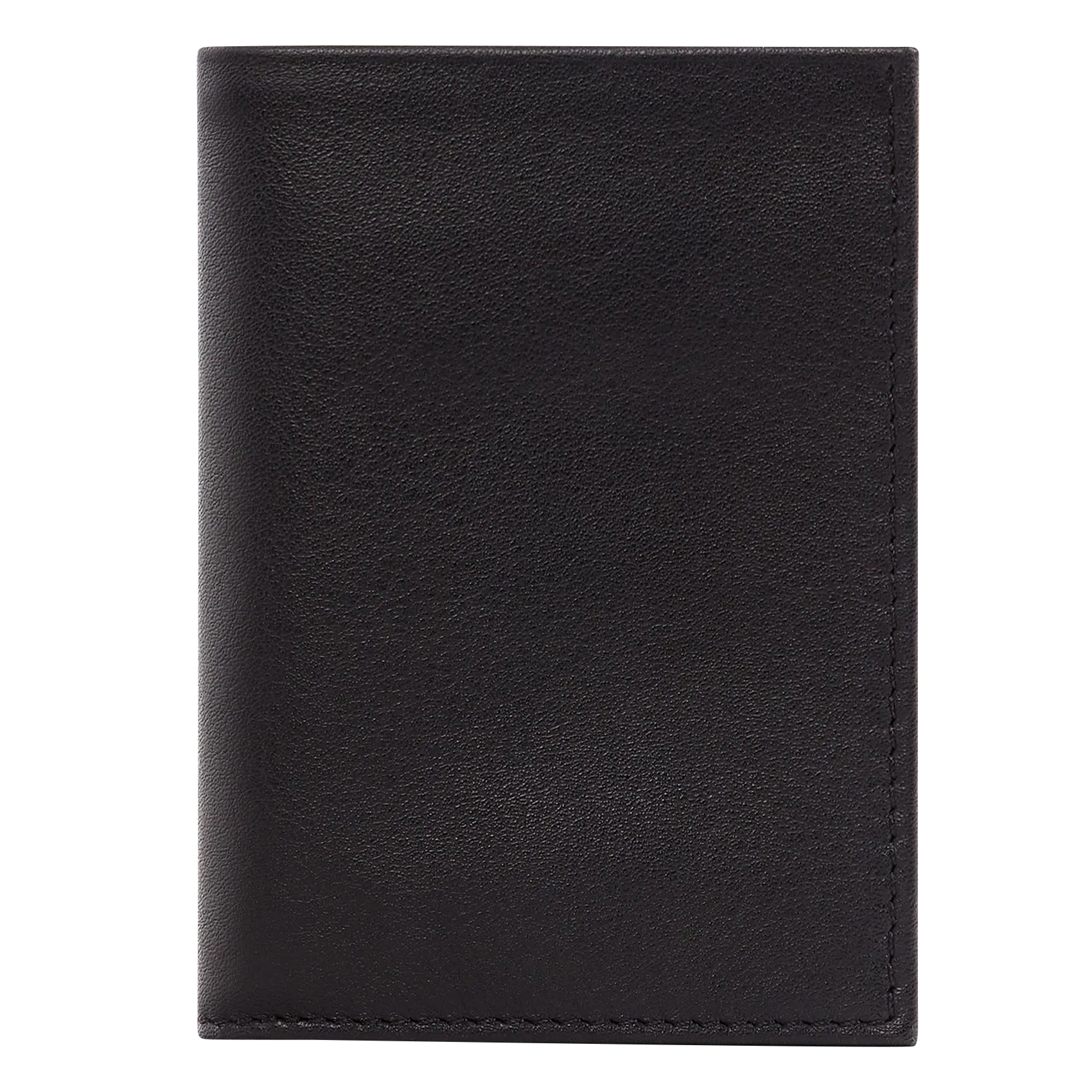 Brieftasche aus genarbtem Leder Schwarz