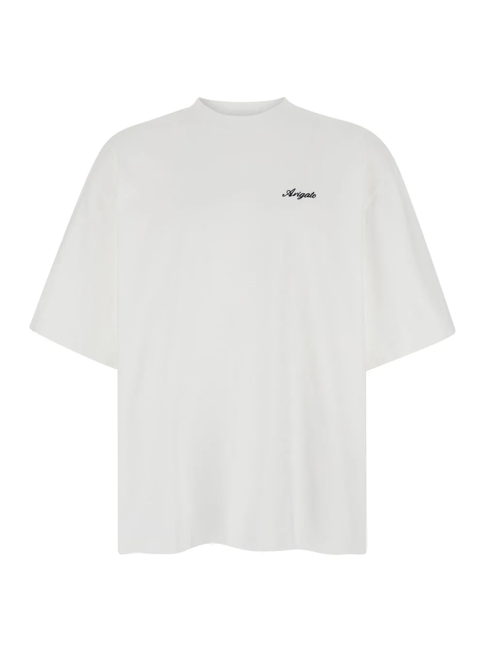 T-Shirt "Honor" für Herren aus Baumwolle in Weiß mit Rundhalsausschnitt und Logo-Schriftzug vorne