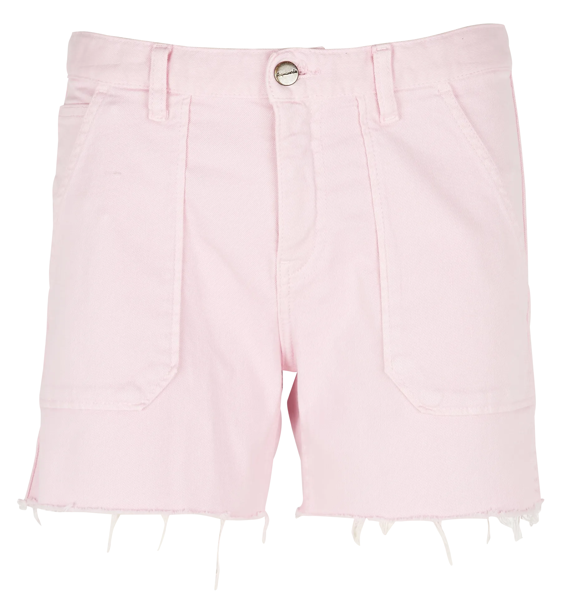 Gerade geschnittene Shorts aus Stretch-Denim Rosa TOOLS