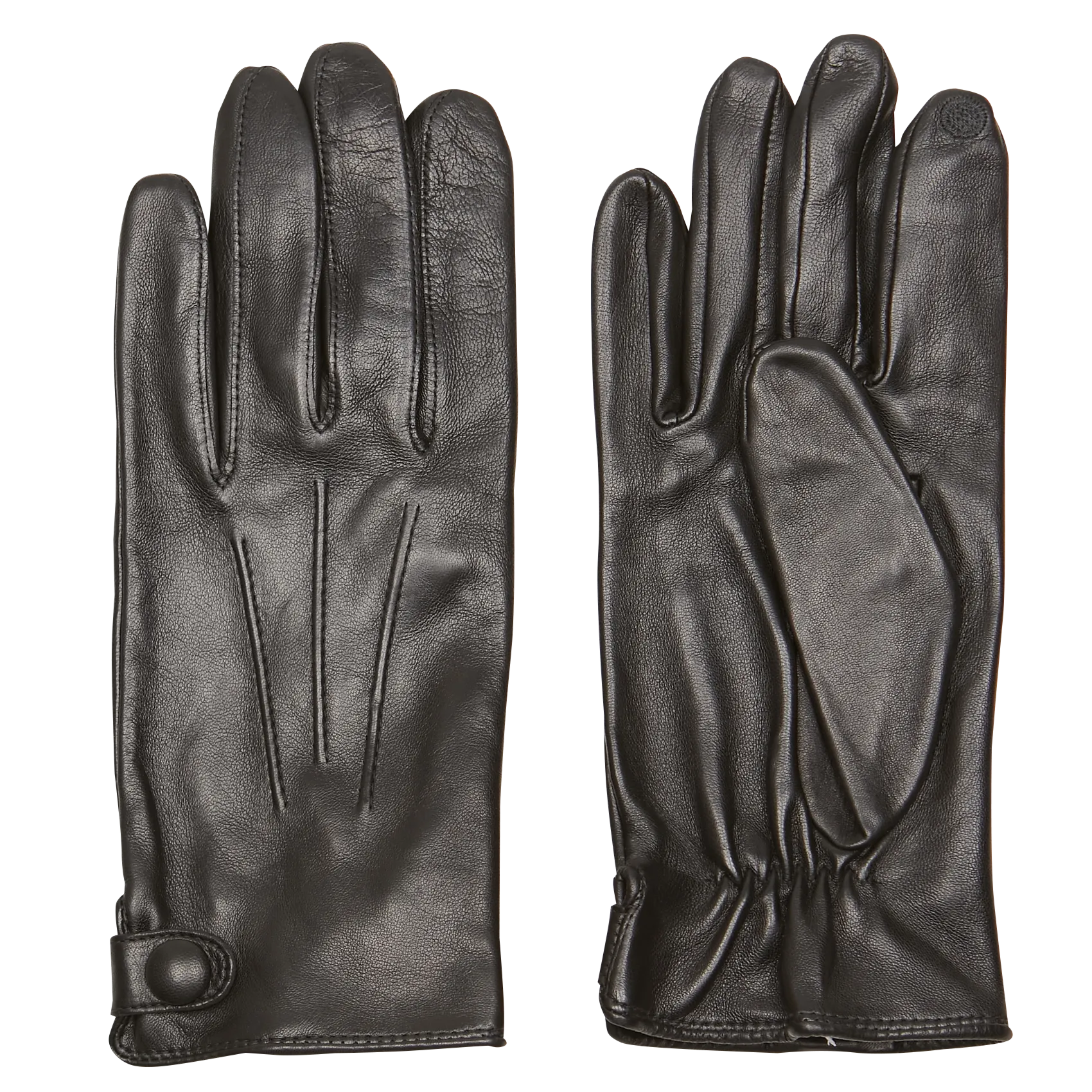 Lederhandschuhe Grau