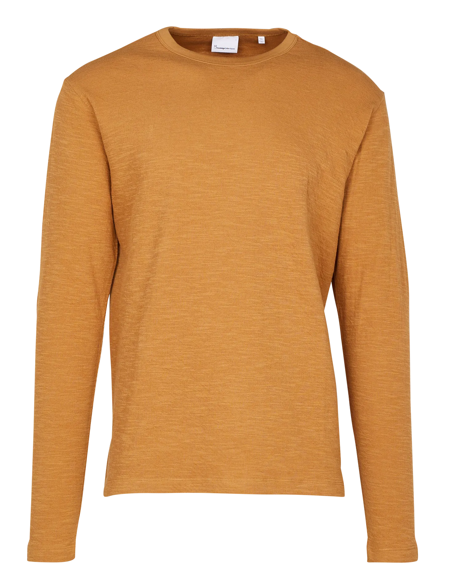 Rundhals-T-Shirt aus Bio-Baumwolle Braun