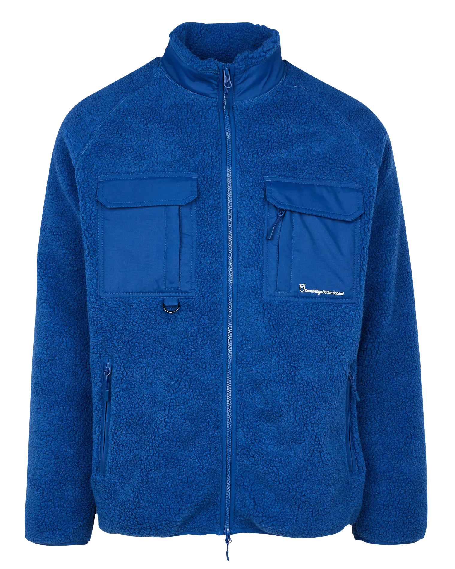 Fleecejacke aus Recyclingmaterialien Blau
