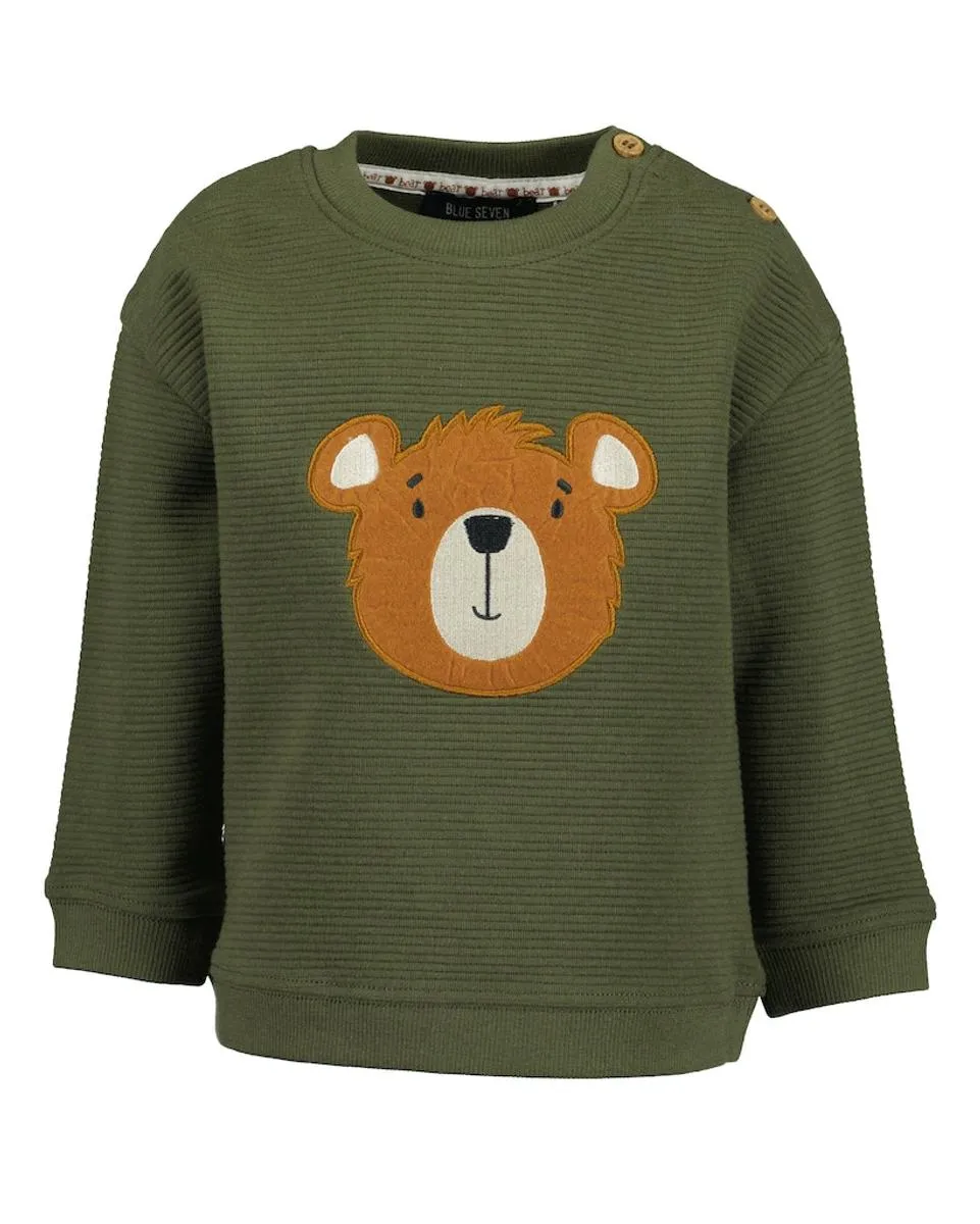 Sweatshirt, reine Baumwolle, schilf