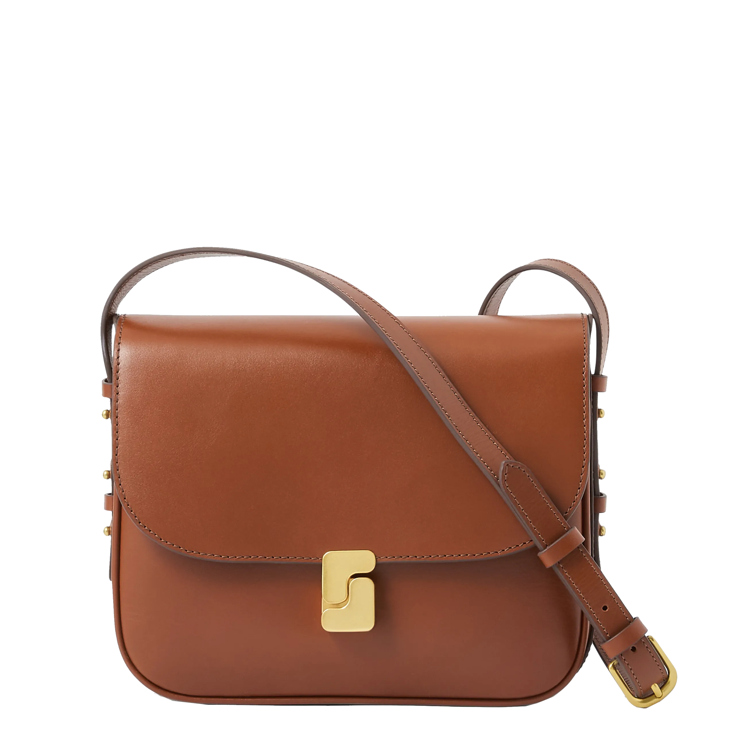 Umhängetasche aus Vachetteleder Braun BELLISSIMA MINI