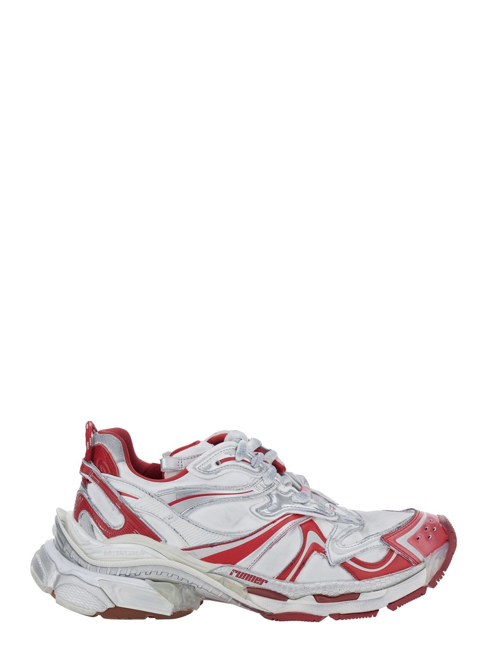 Mehrfarbiger Sneaker "Runner 2" mit geprägtem Logo aus Netzgewebe und Nylon Herren