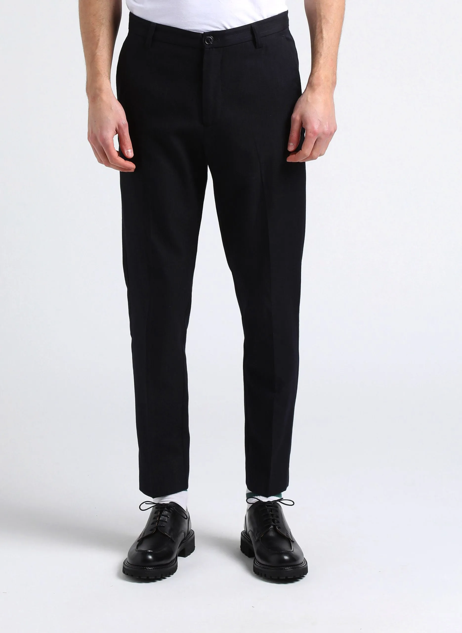 Gerade geschnittene Hose mit Nadelstreifen Gestreift Silas