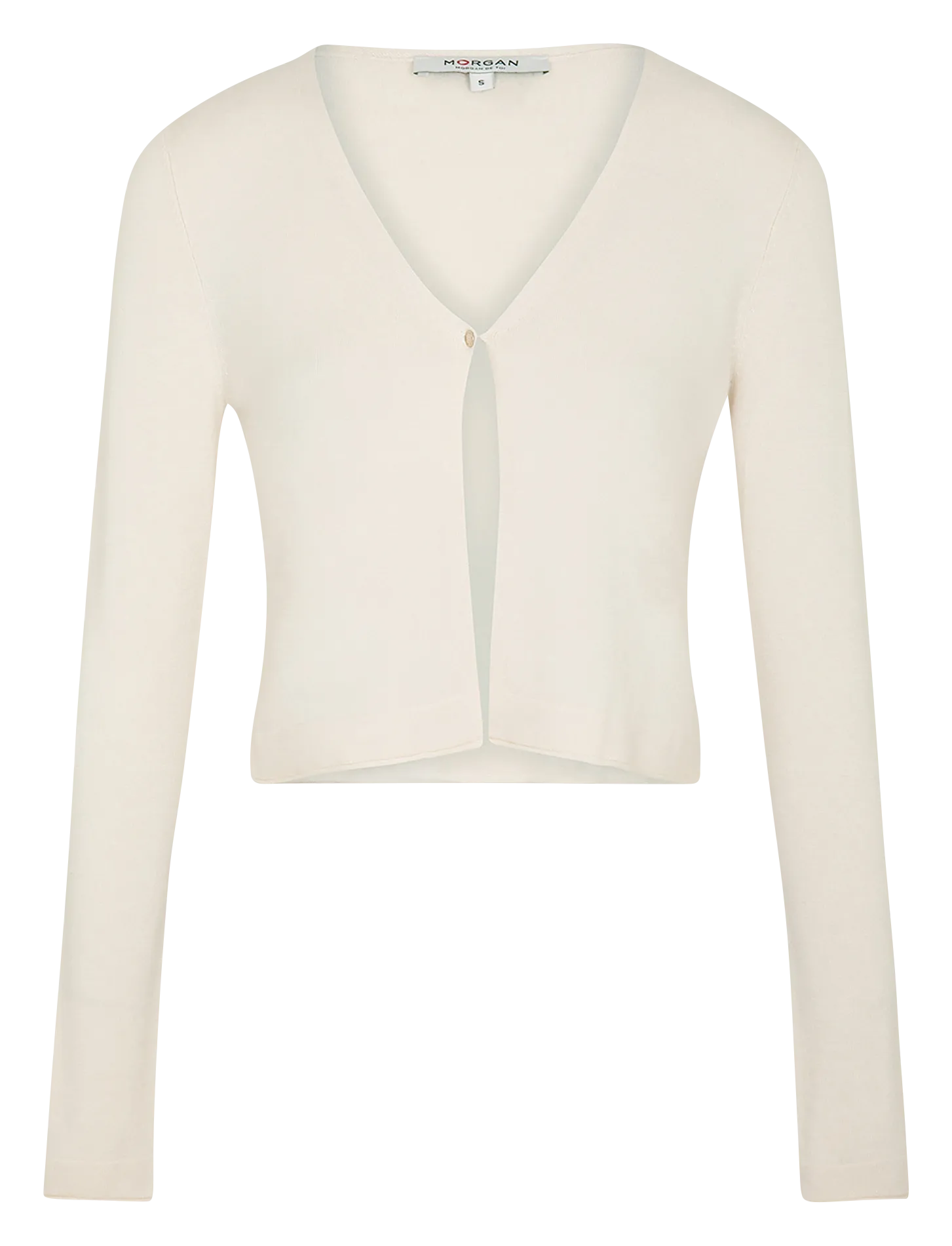 Strickjacke mit V-Ausschnitt Schwarz 231-MZINA