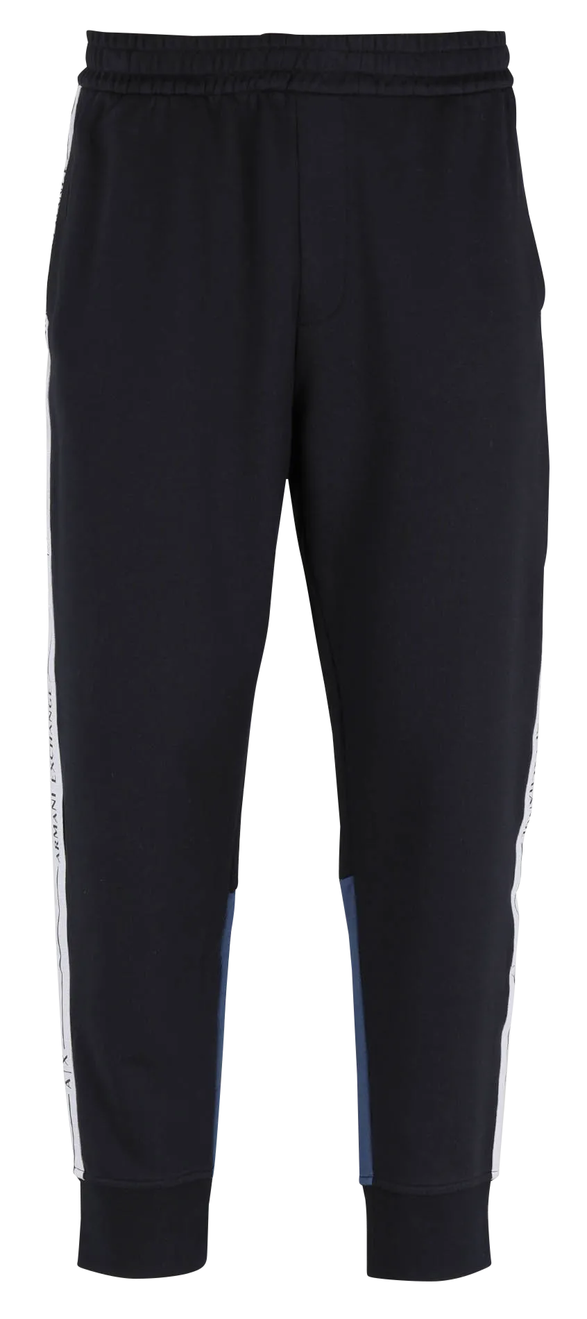 Jogginghose aus Baumwolle mit Logostreifen Blau