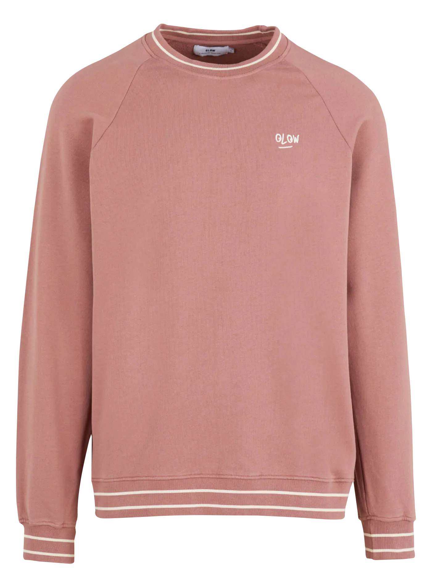 Besticktes Rundhals-Sweatshirt aus Bio-Baumwolle, Regular Fit Braun CRUZ