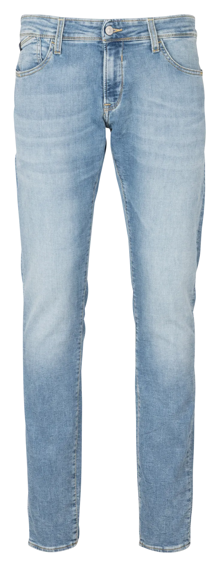 Slim Fit Stretch Jeans aus Baumwoll-Mix Blau