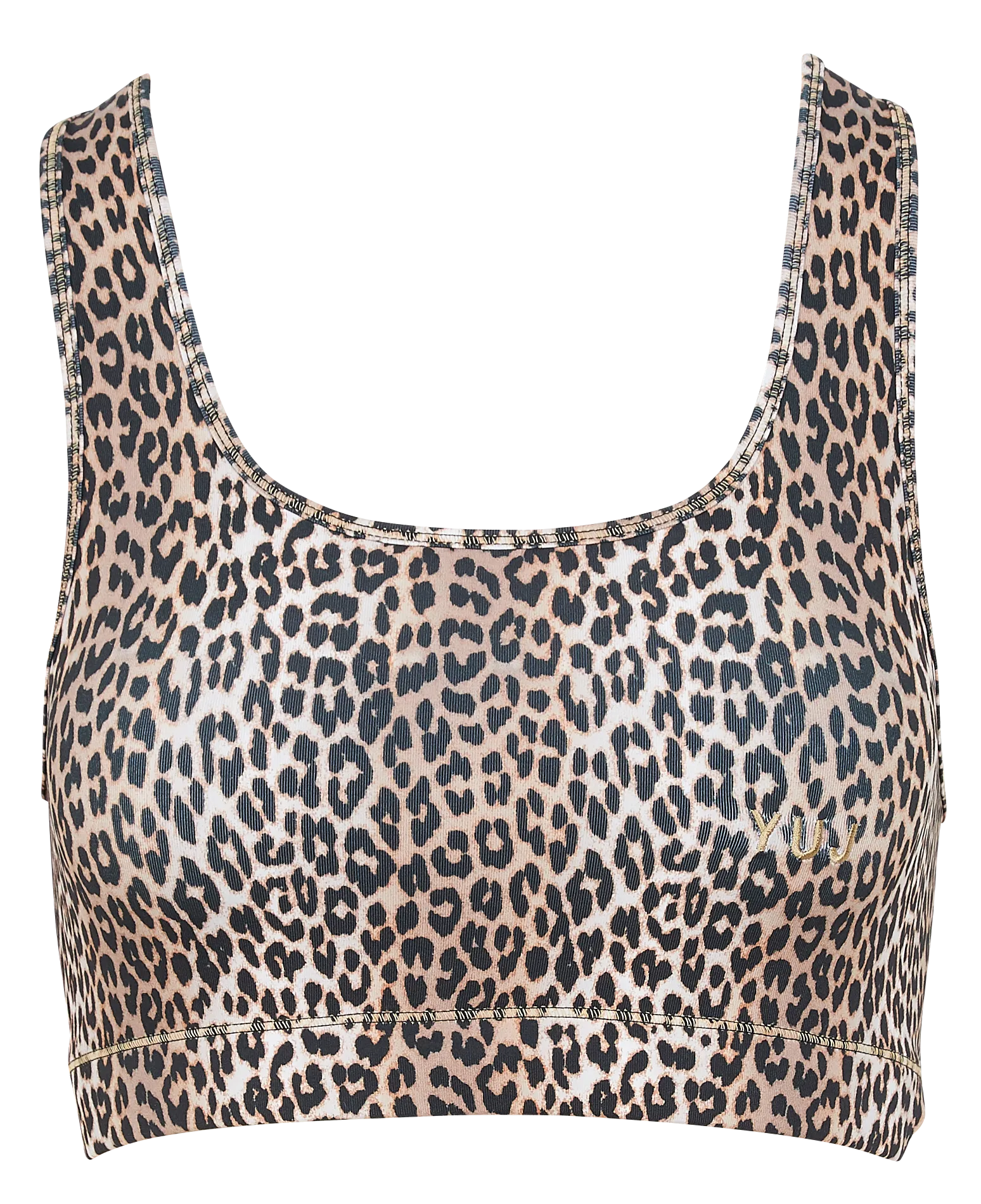 Sport-Bustier mit Print Beige LEOWILD