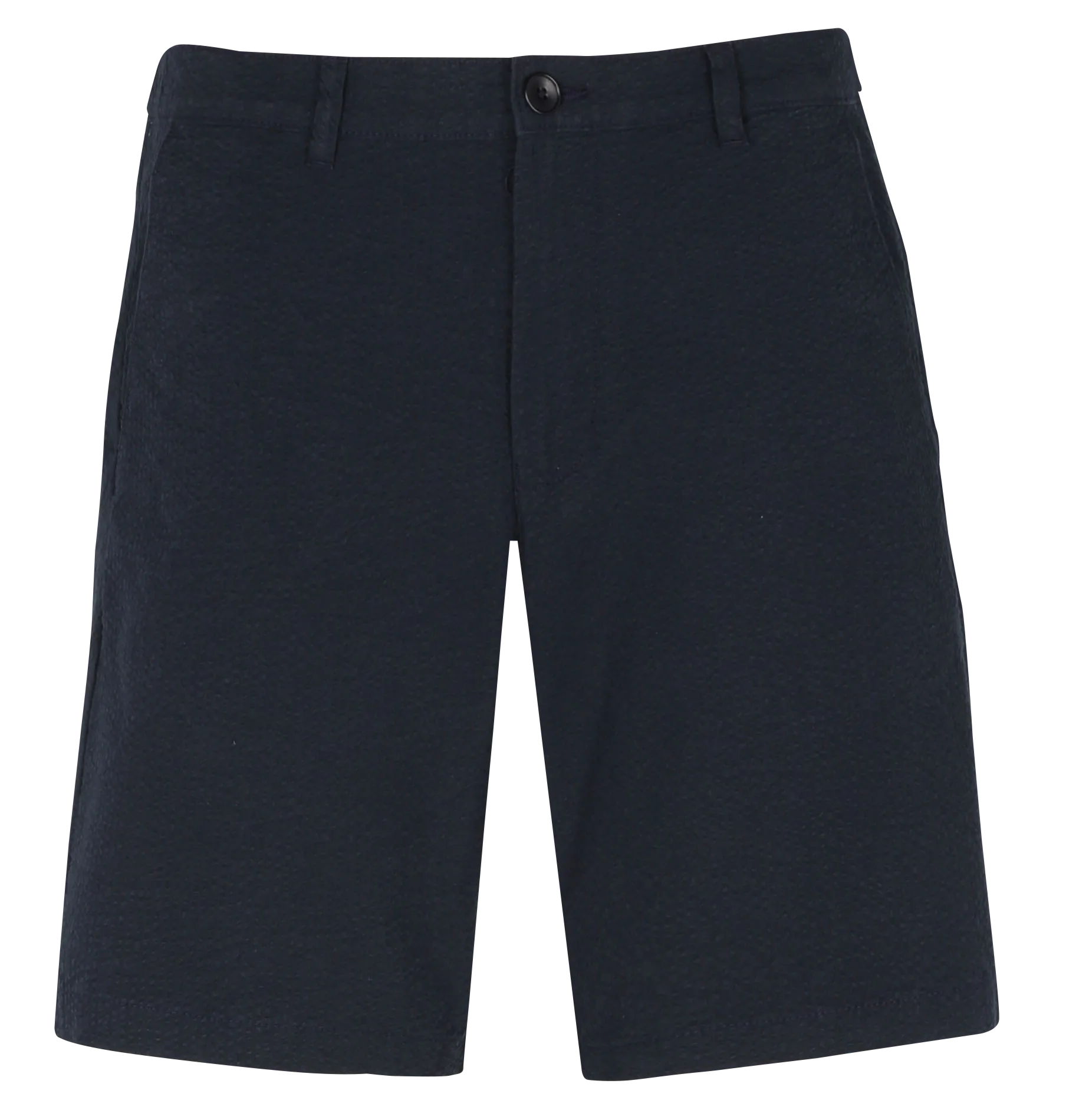 Strukturierte Shorts aus Bio-Baumwoll-Mix Blau